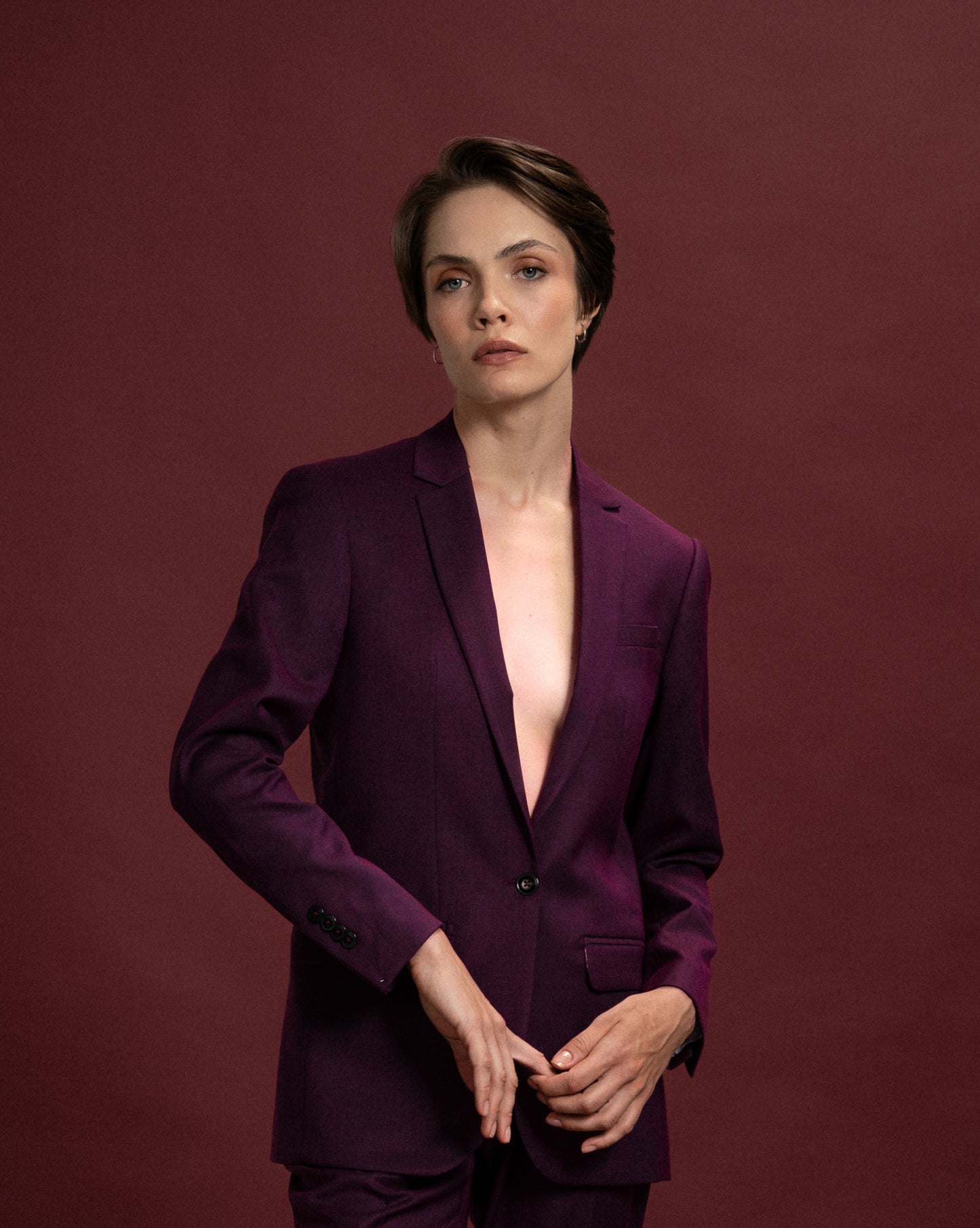 Blazer Sequinho - Vinho