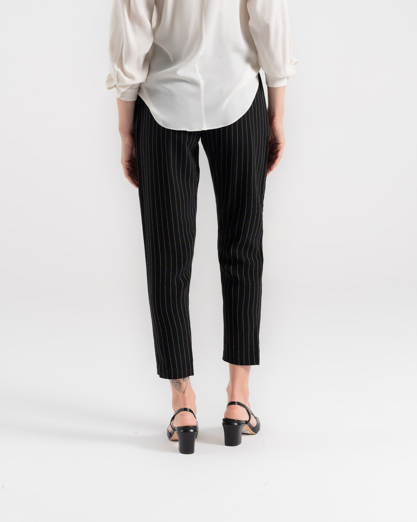 Calça Topázio - Preto Risca de Giz