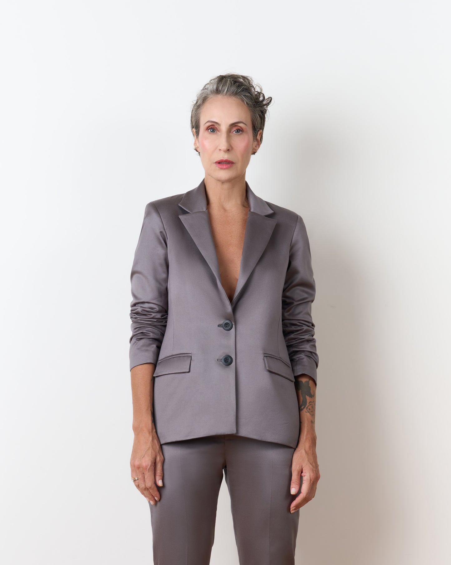 Blazer Caitlin - Cinza