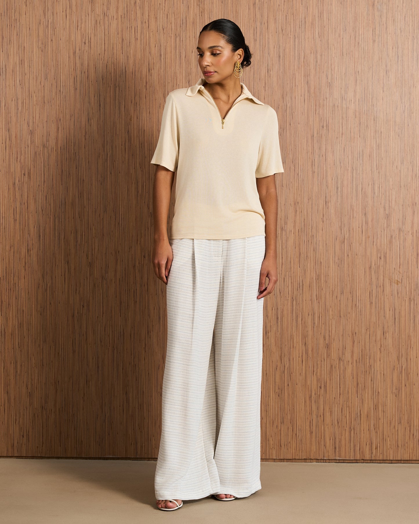 Blusa Polo - Bege Orvalho