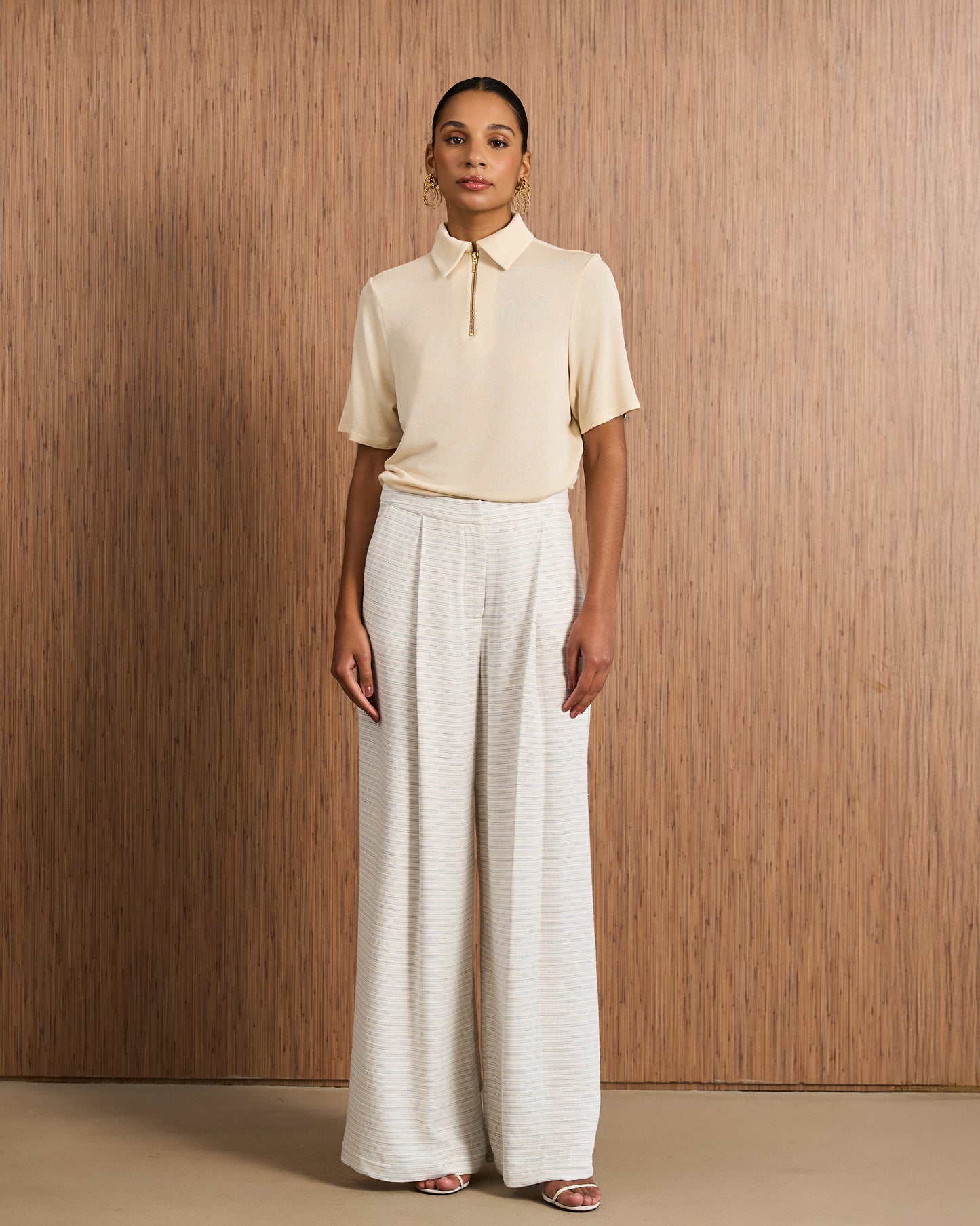Blusa Polo - Bege Orvalho