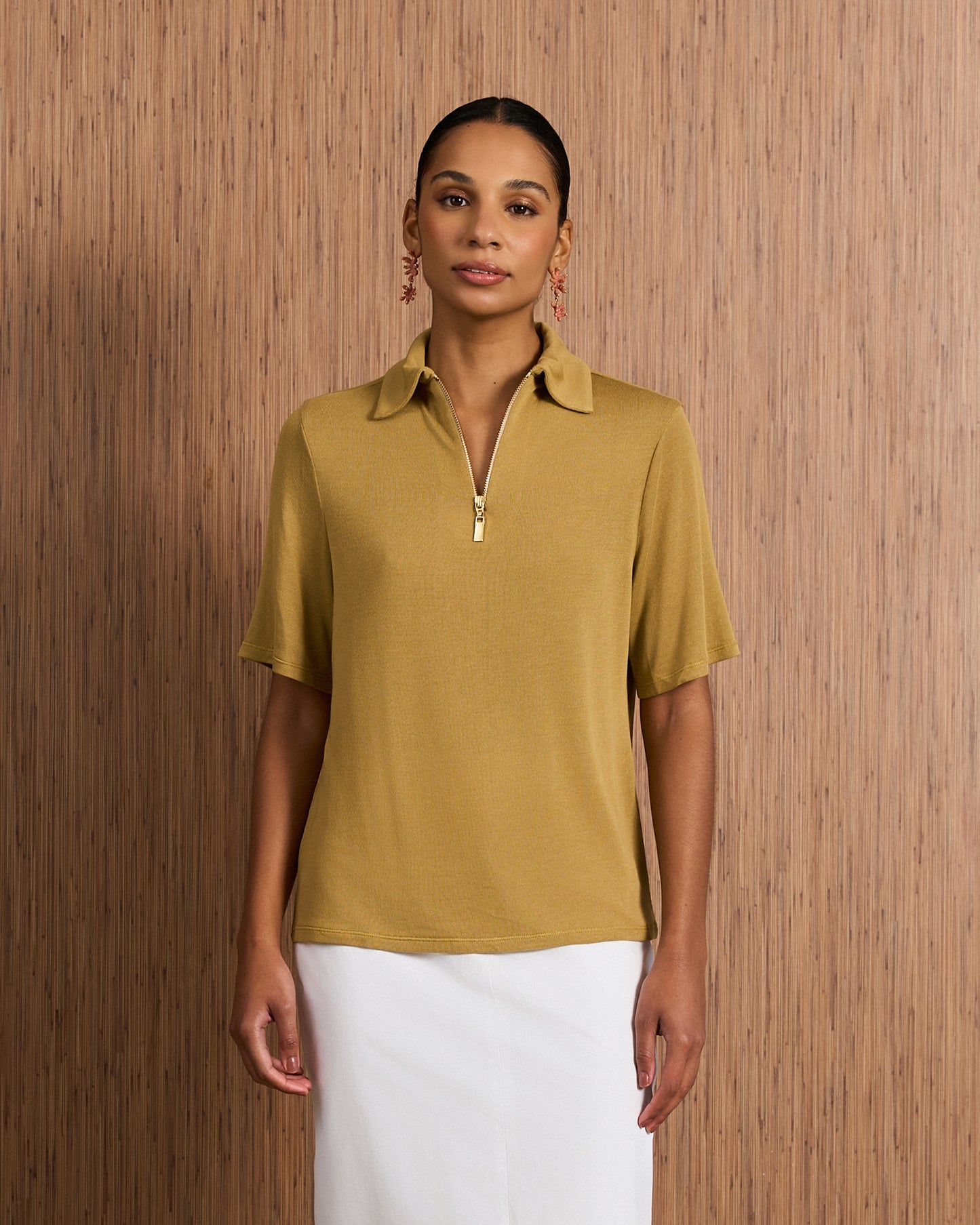 Blusa Polo - Verde Persa