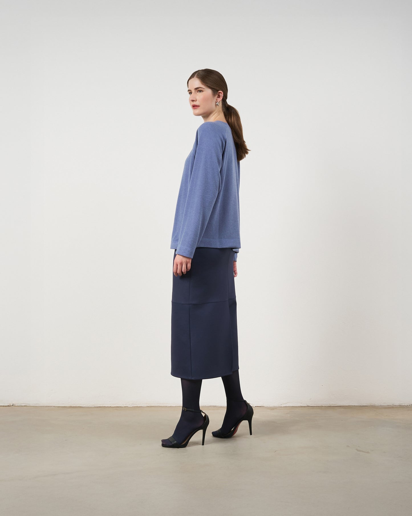 Blusa Ampla Raglan - Azul