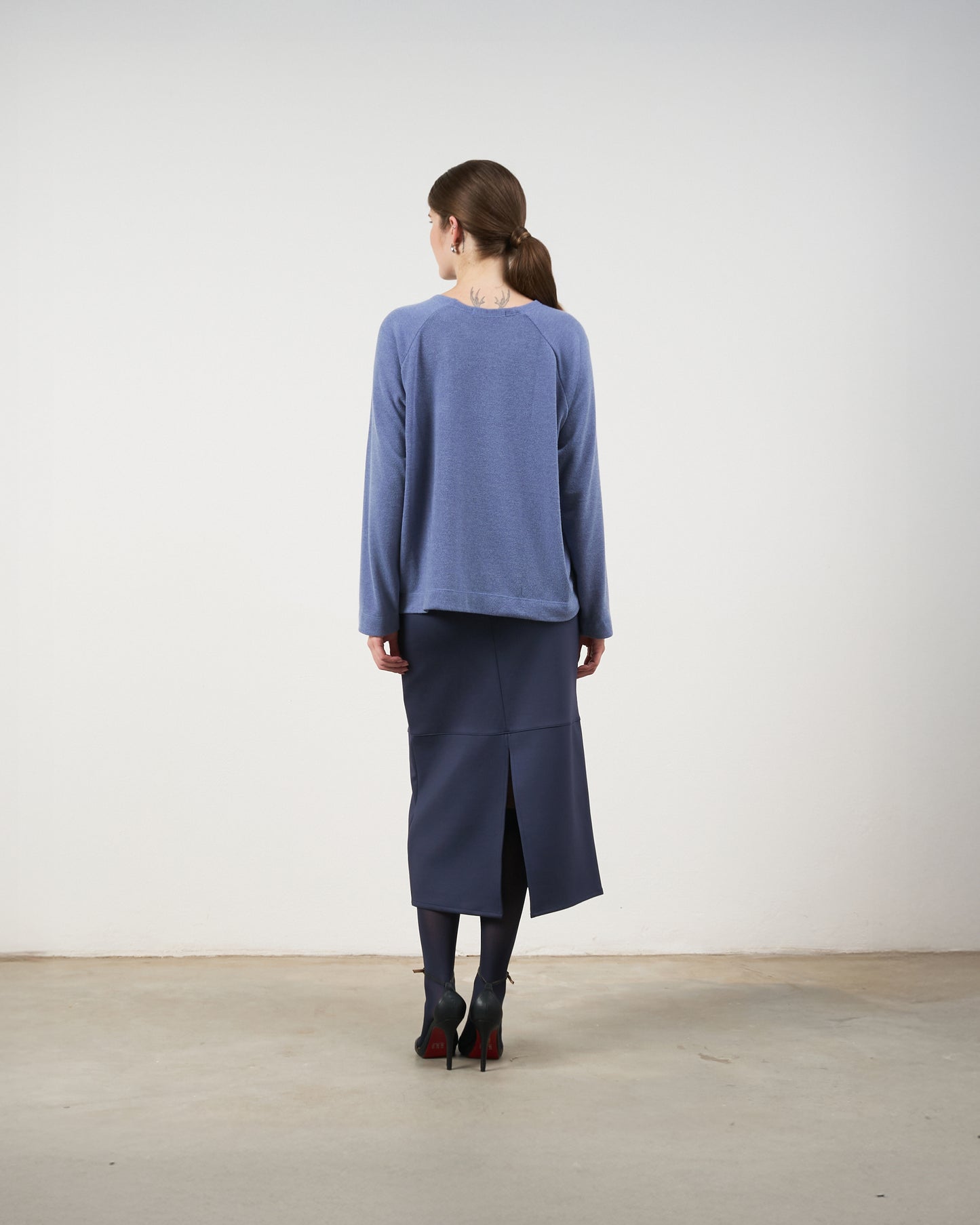 Blusa Ampla Raglan - Azul