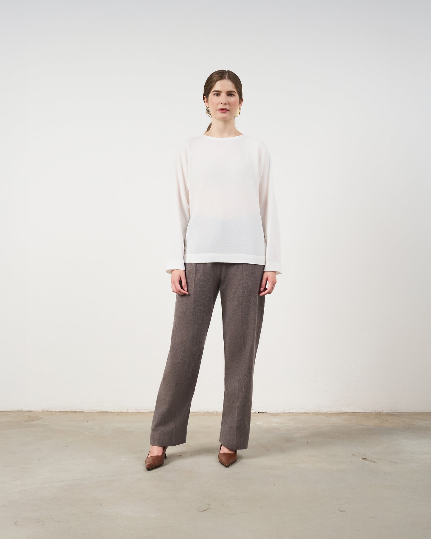 Blusa Ampla Raglan - Off-White