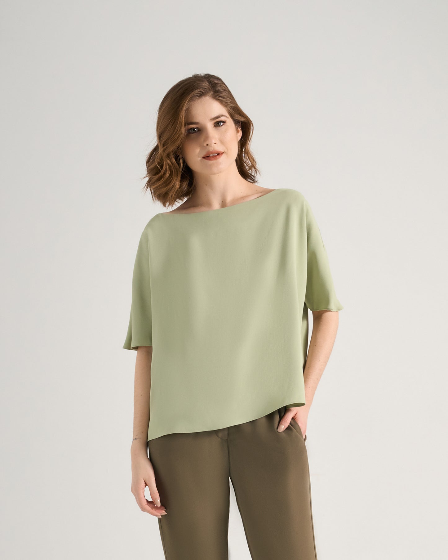 Blusa Eva - Pistache