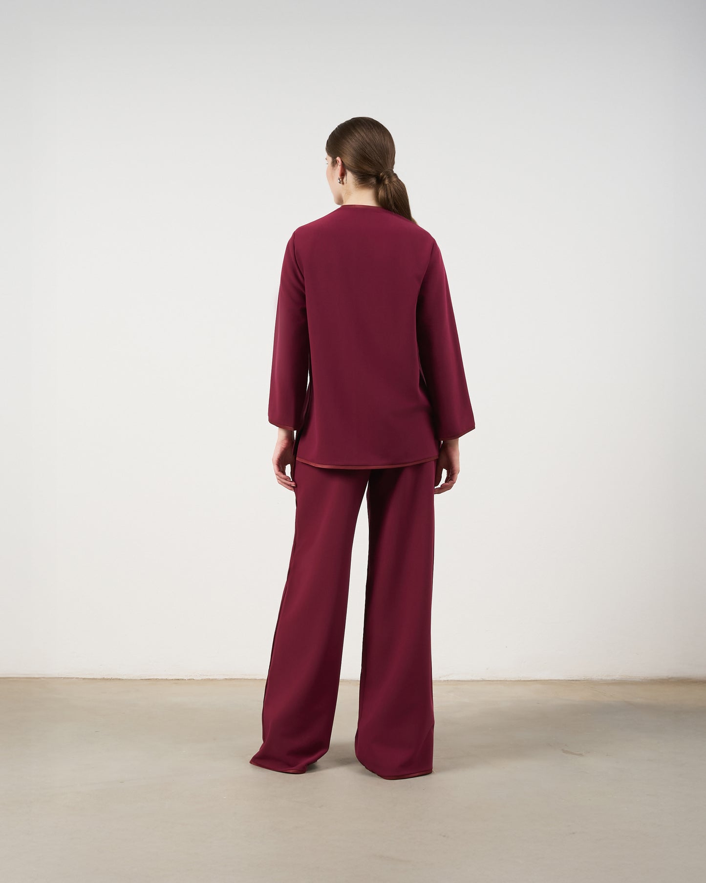 Blusa Fluida - Licor de Cereja