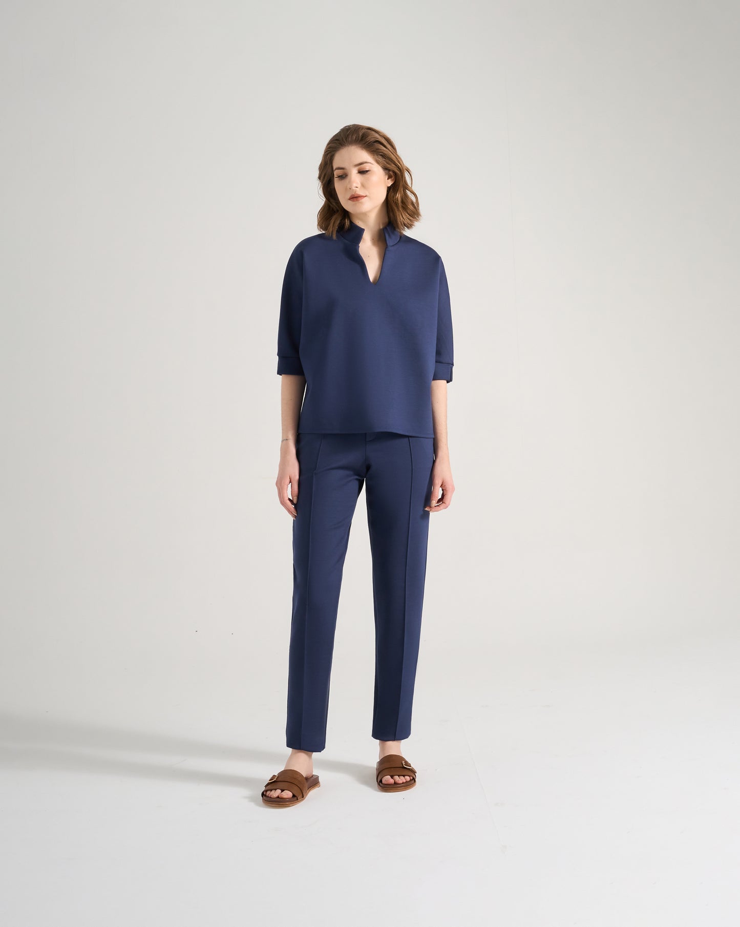 Calça Bambu - Azul Marinho