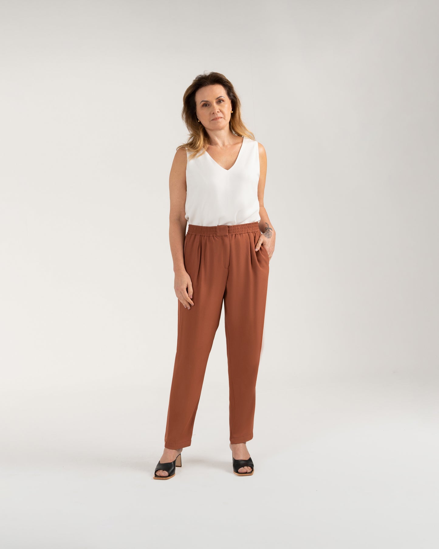 Calça Jaspe - Marrom