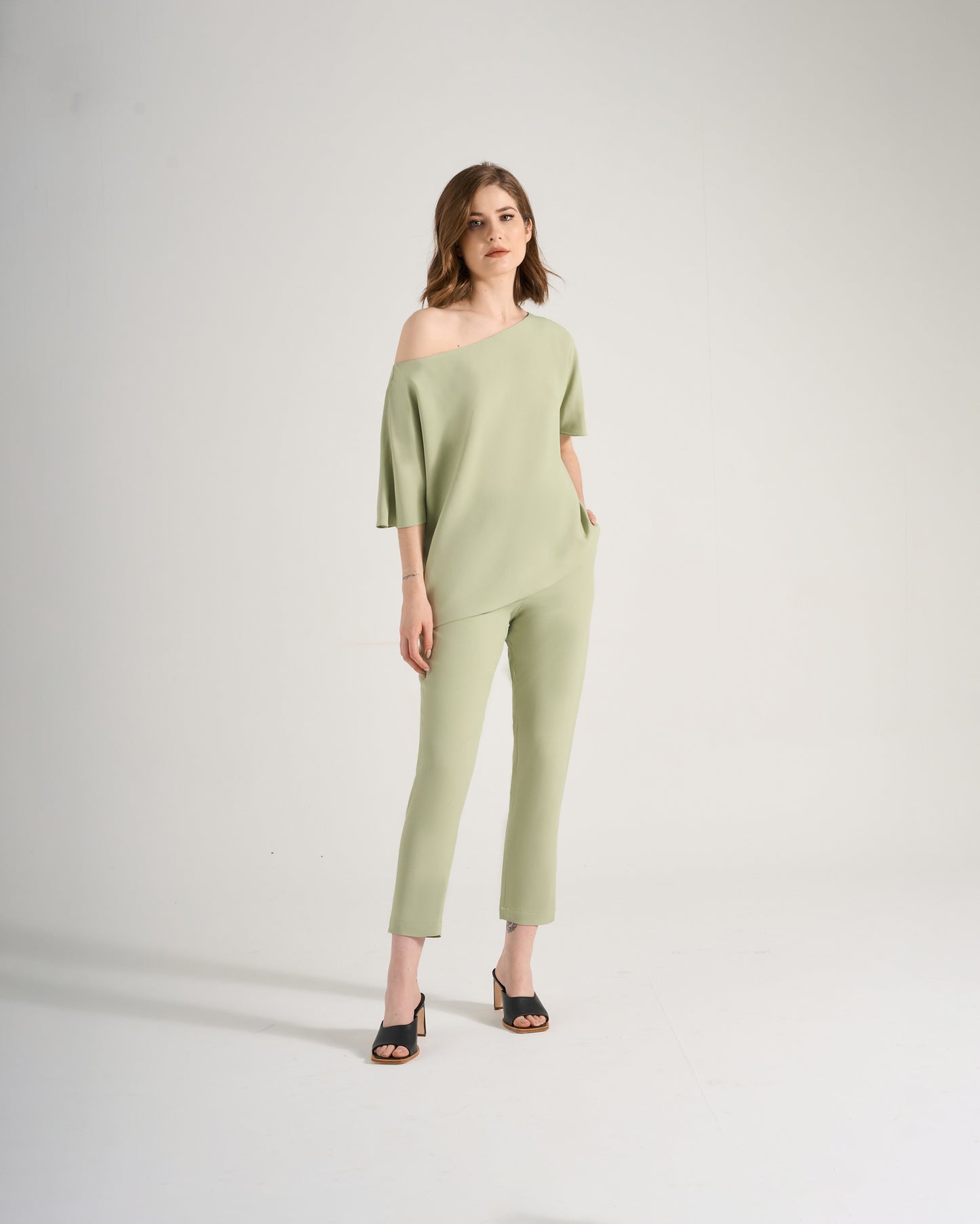 Blusa Eva - Pistache