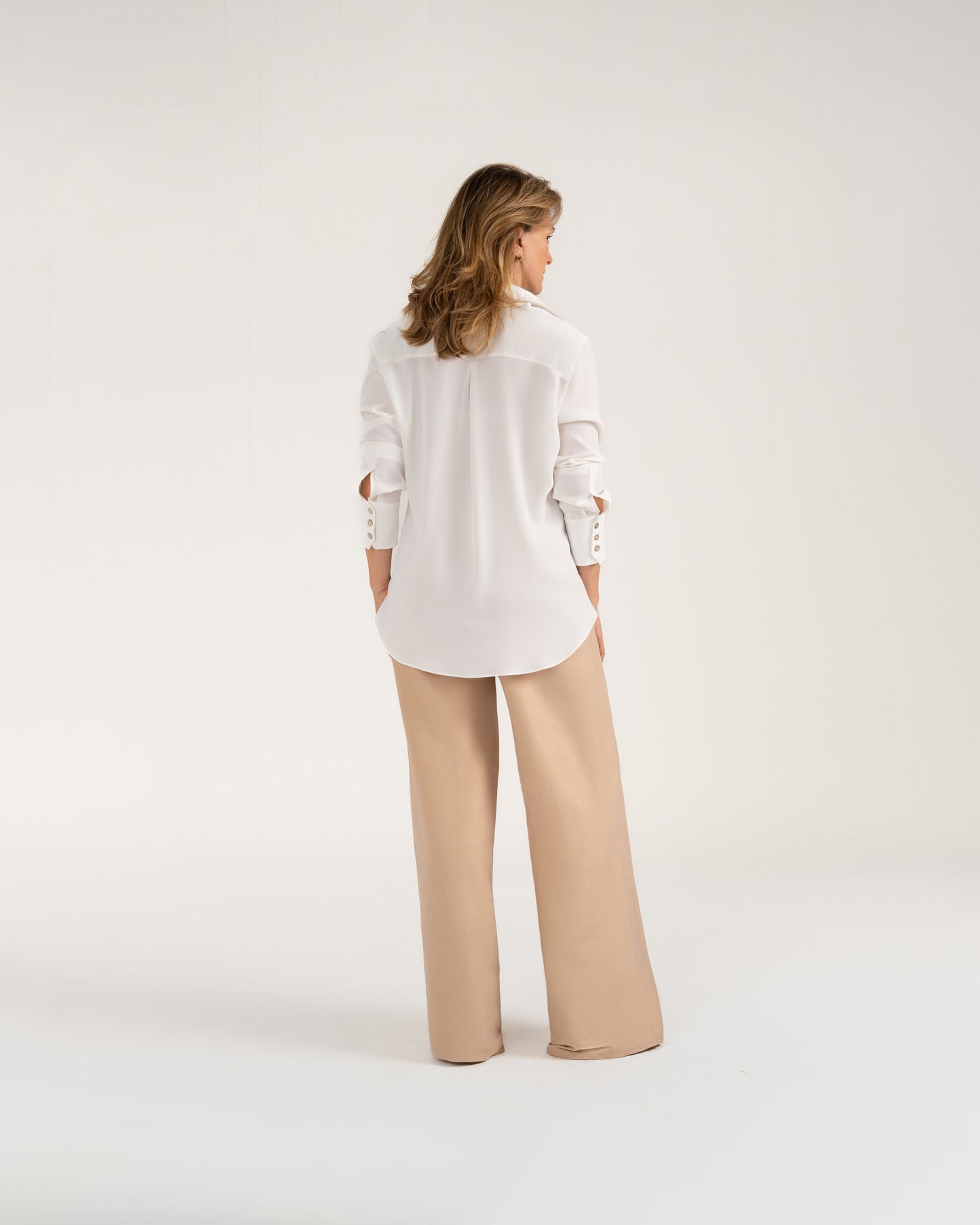 Camisa Mariana - Crepe Bes | Off-White