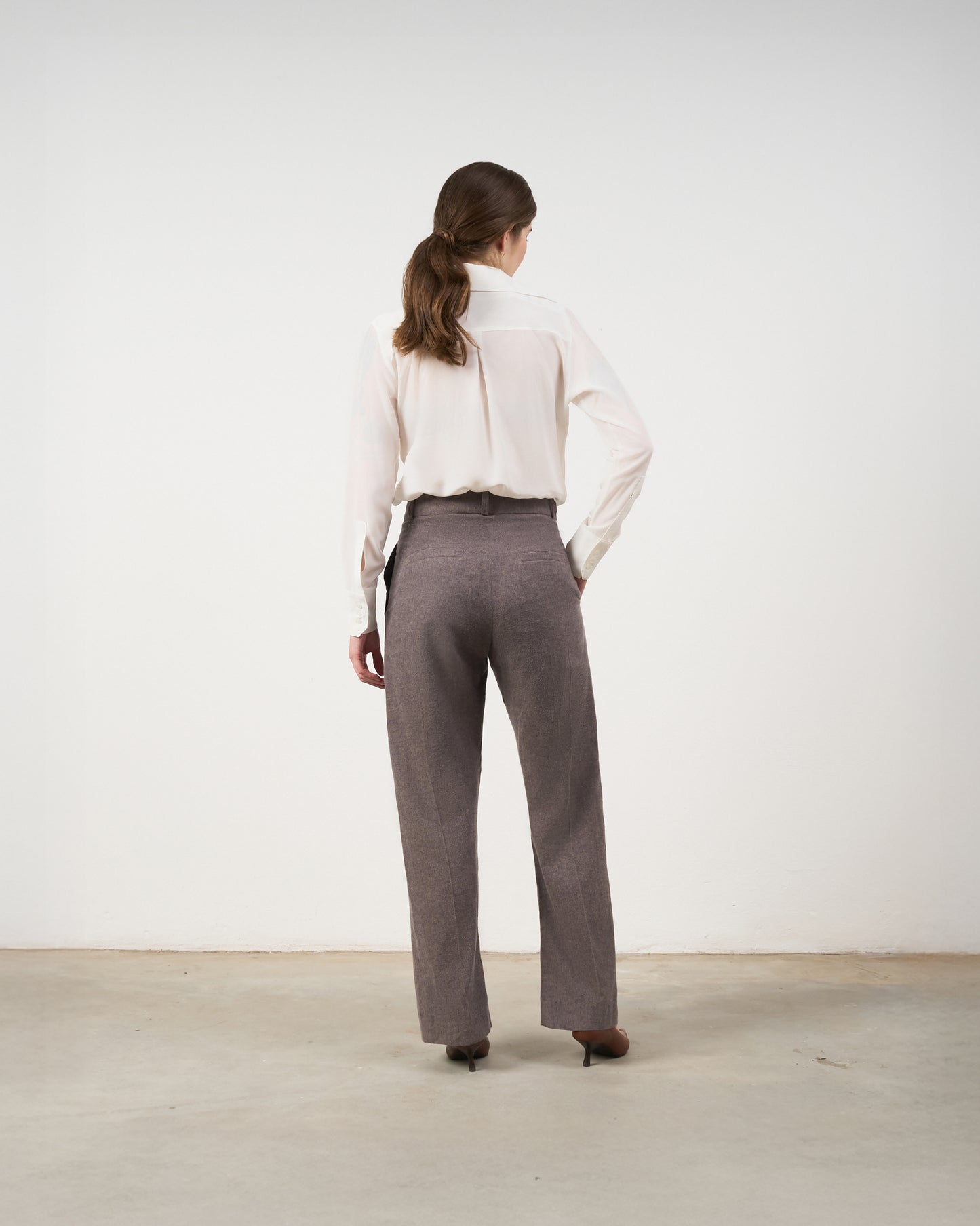 Camisa Mariana - Seda Pura | Off-White