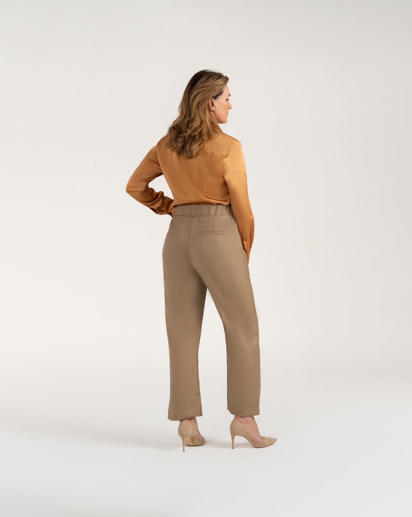 Camisa Cristal - Seda | Bronze