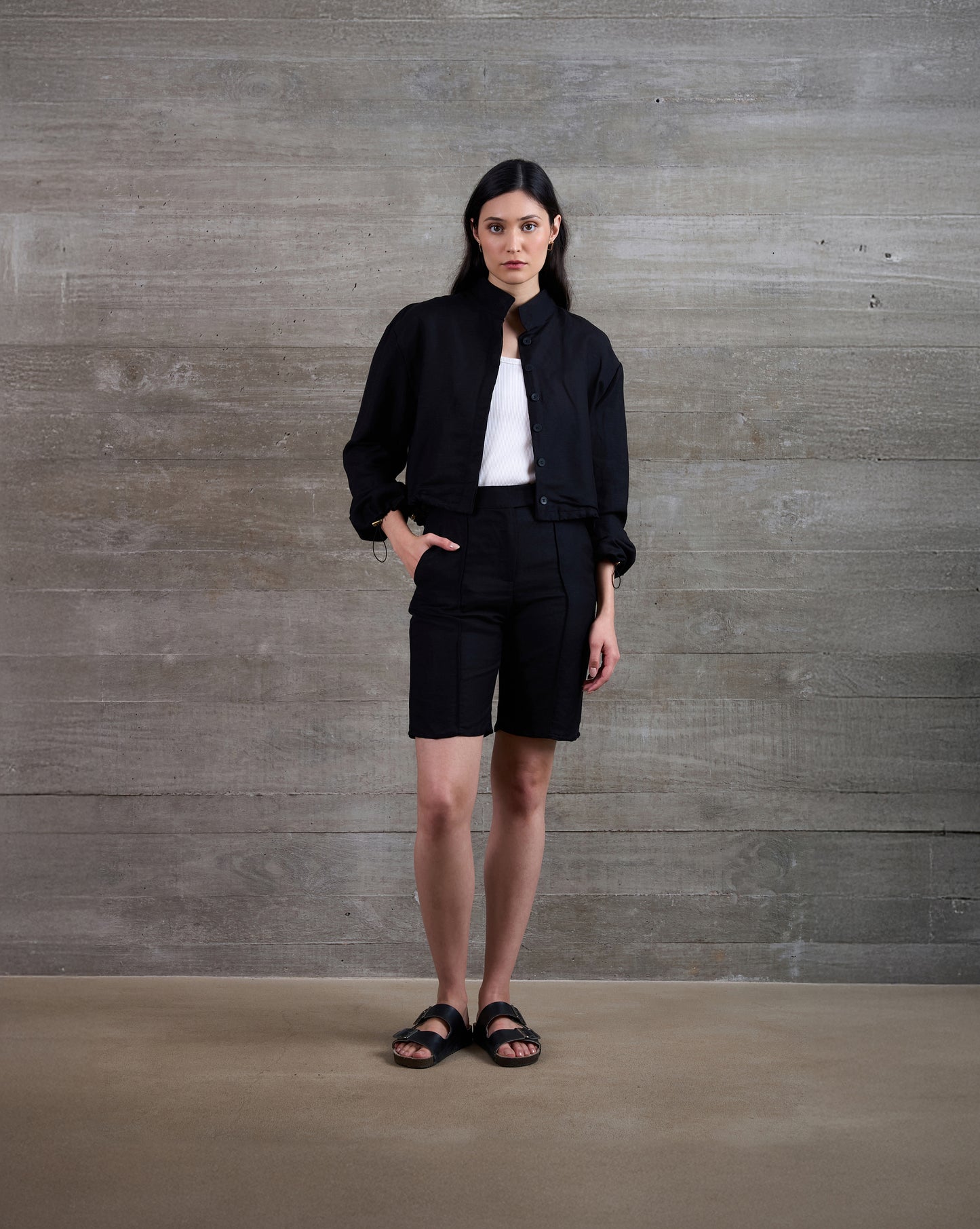 Casaco Franca - Preto