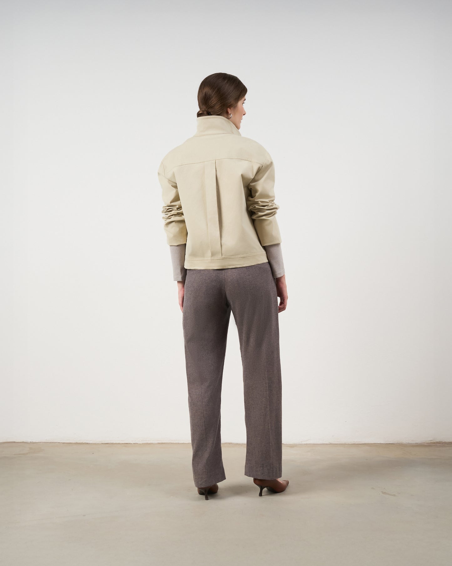 Jaqueta Curta - Bege Oliva