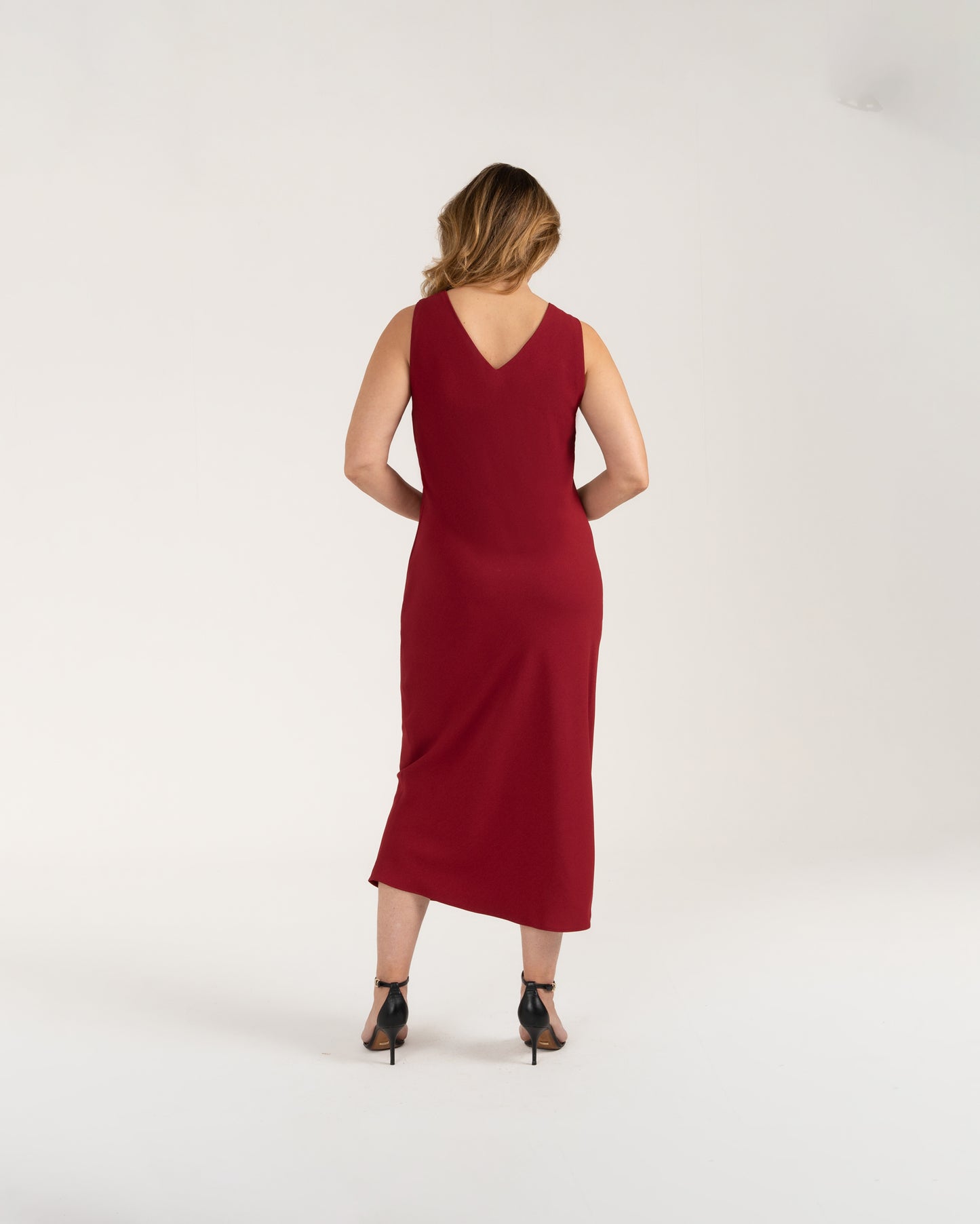 Vestido Antúrio - Bordô