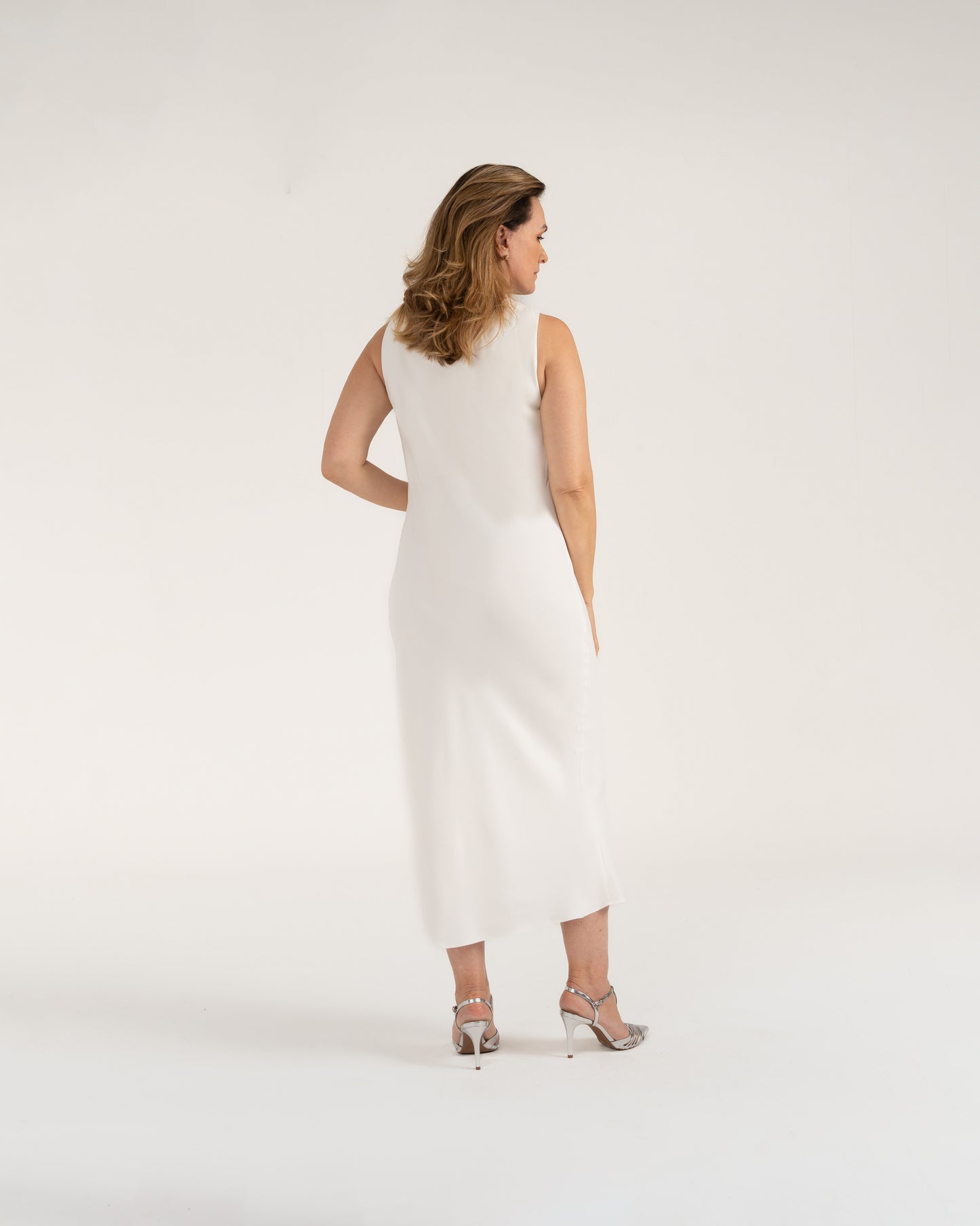 Vestido Antúrio - Off-White