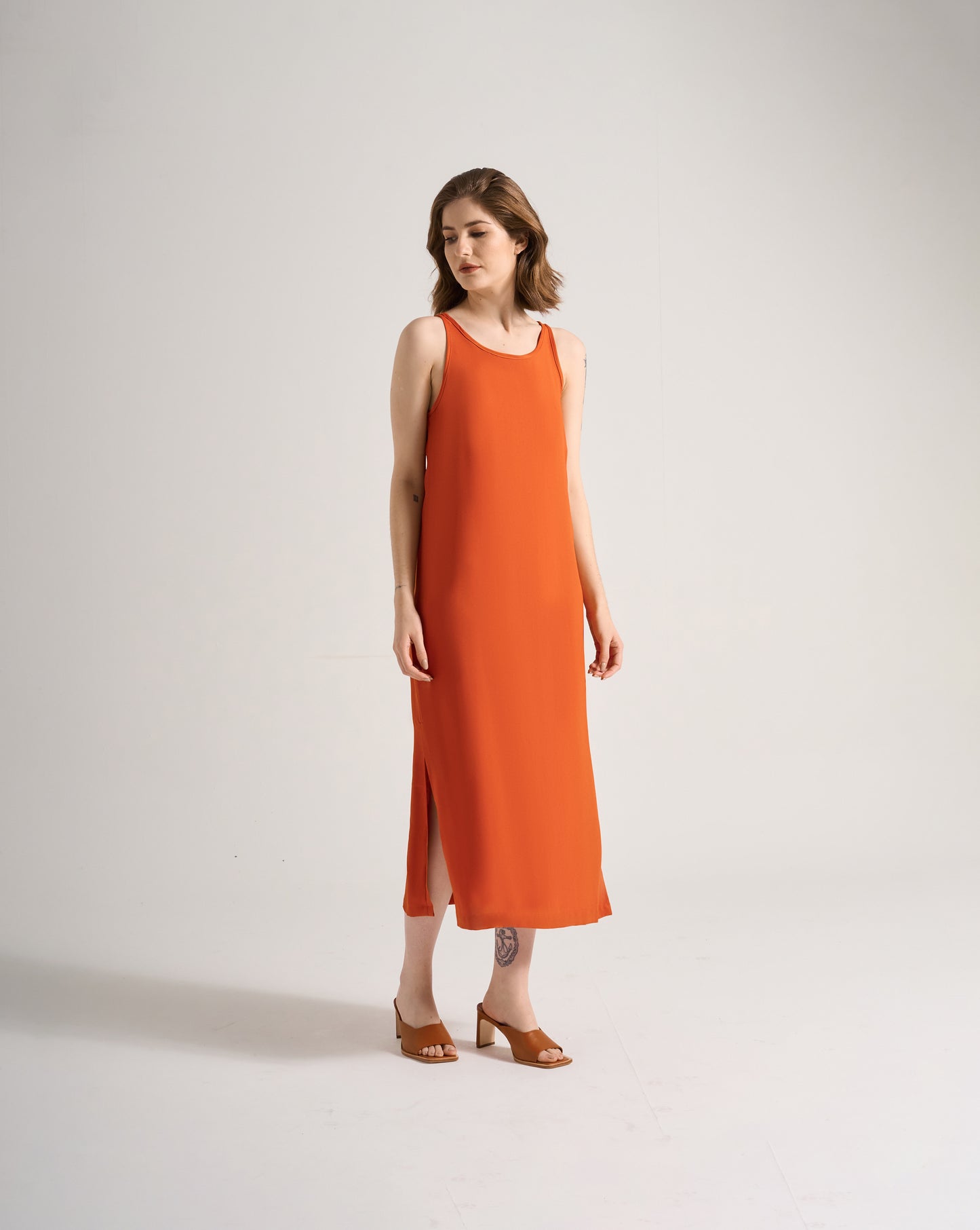 Vestido Débora - Laranja