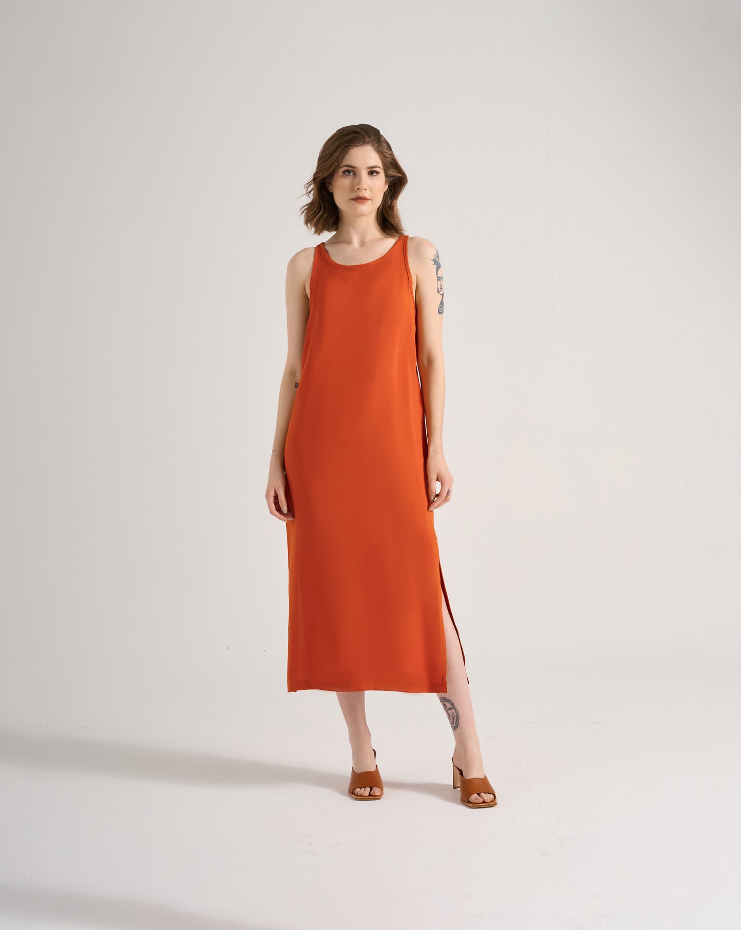Vestido Débora - Laranja