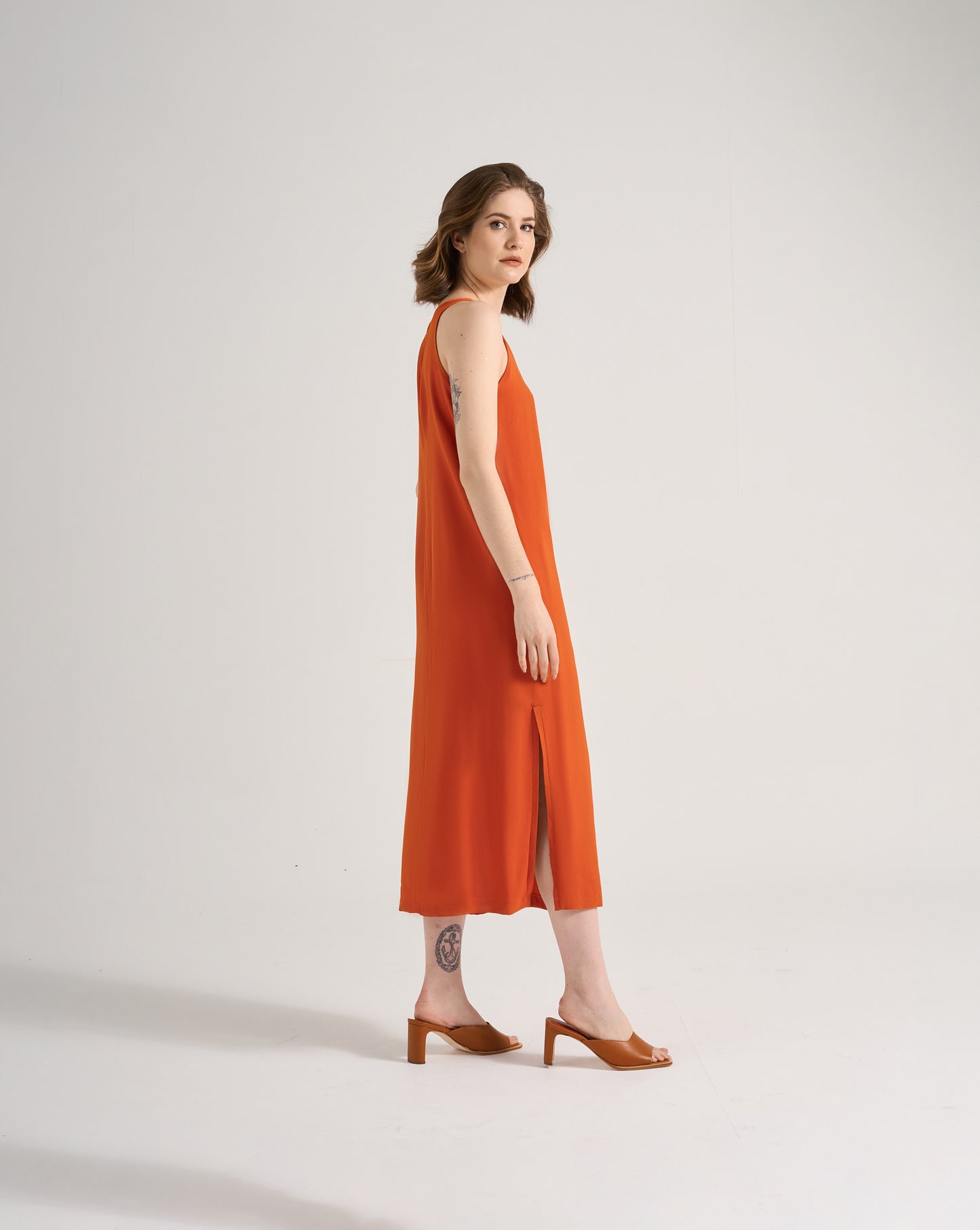 Vestido Débora - Laranja