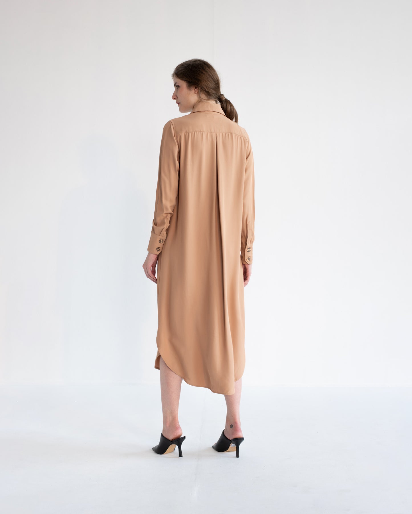 Vestido Chemisier Plátano - Camel