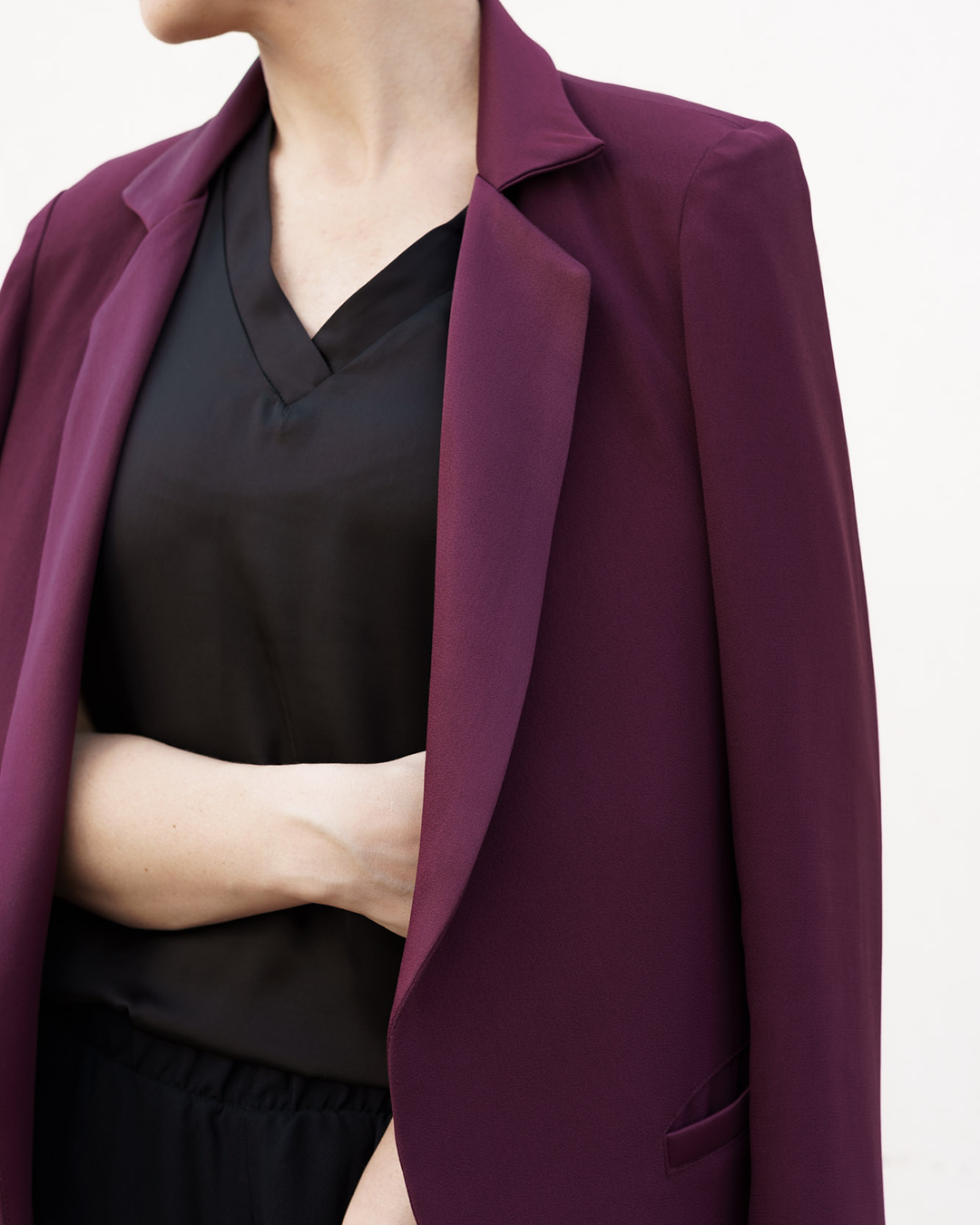Blazer Dália - Beringela