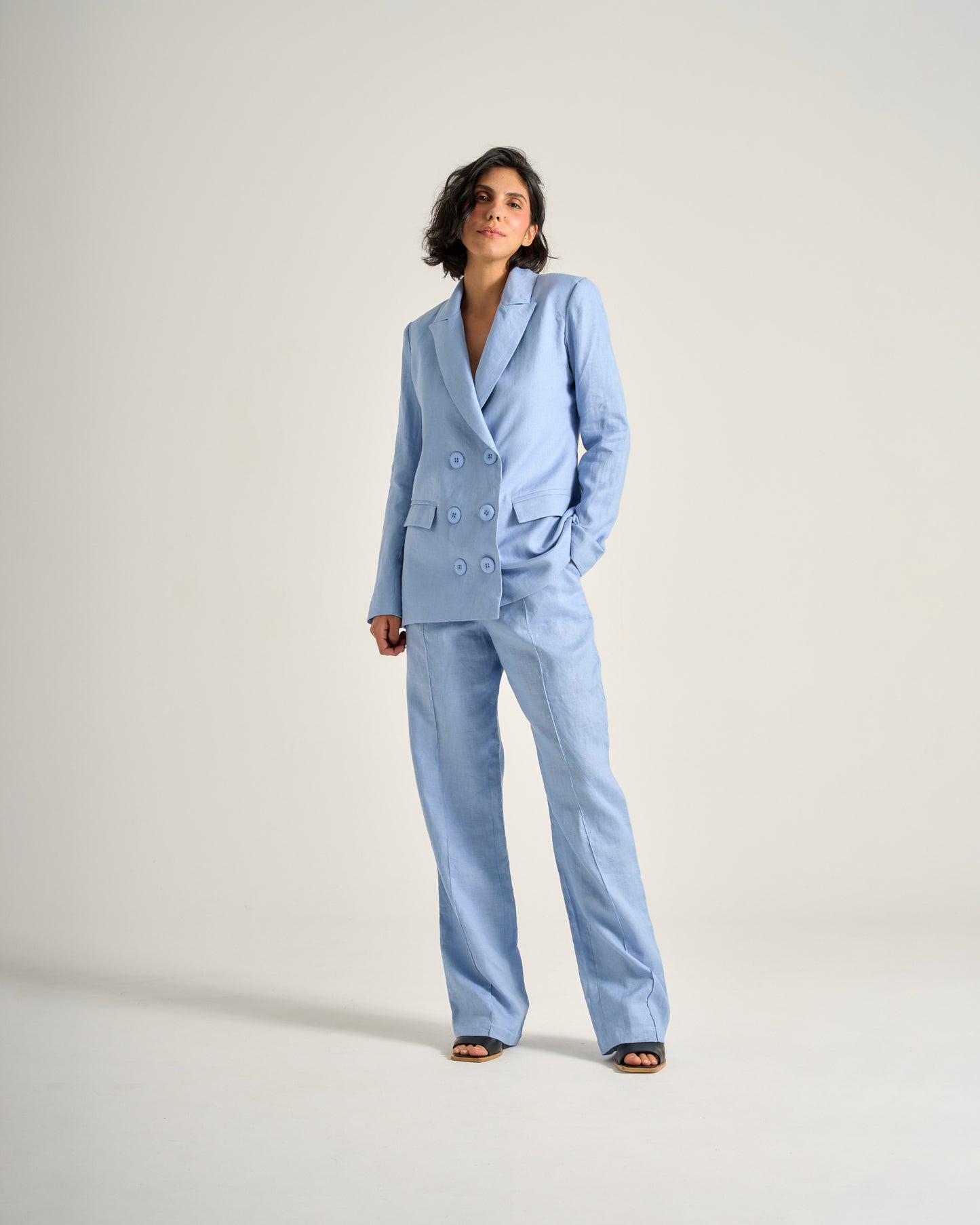 Blazer Lótus - Azul Celeste