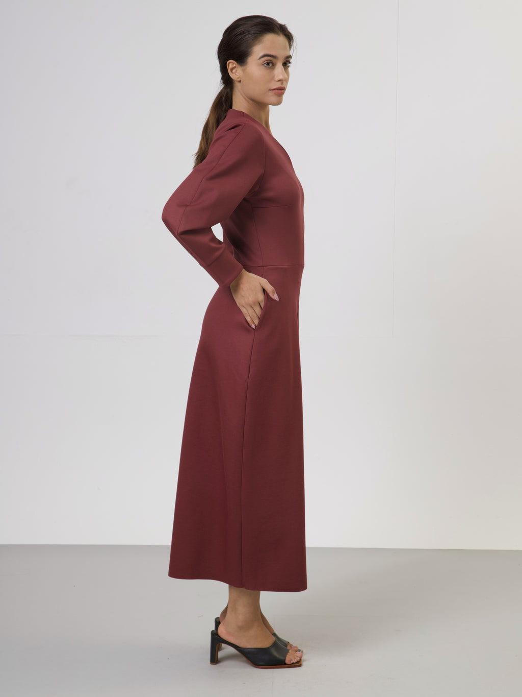 Vestido Mary - Marsala