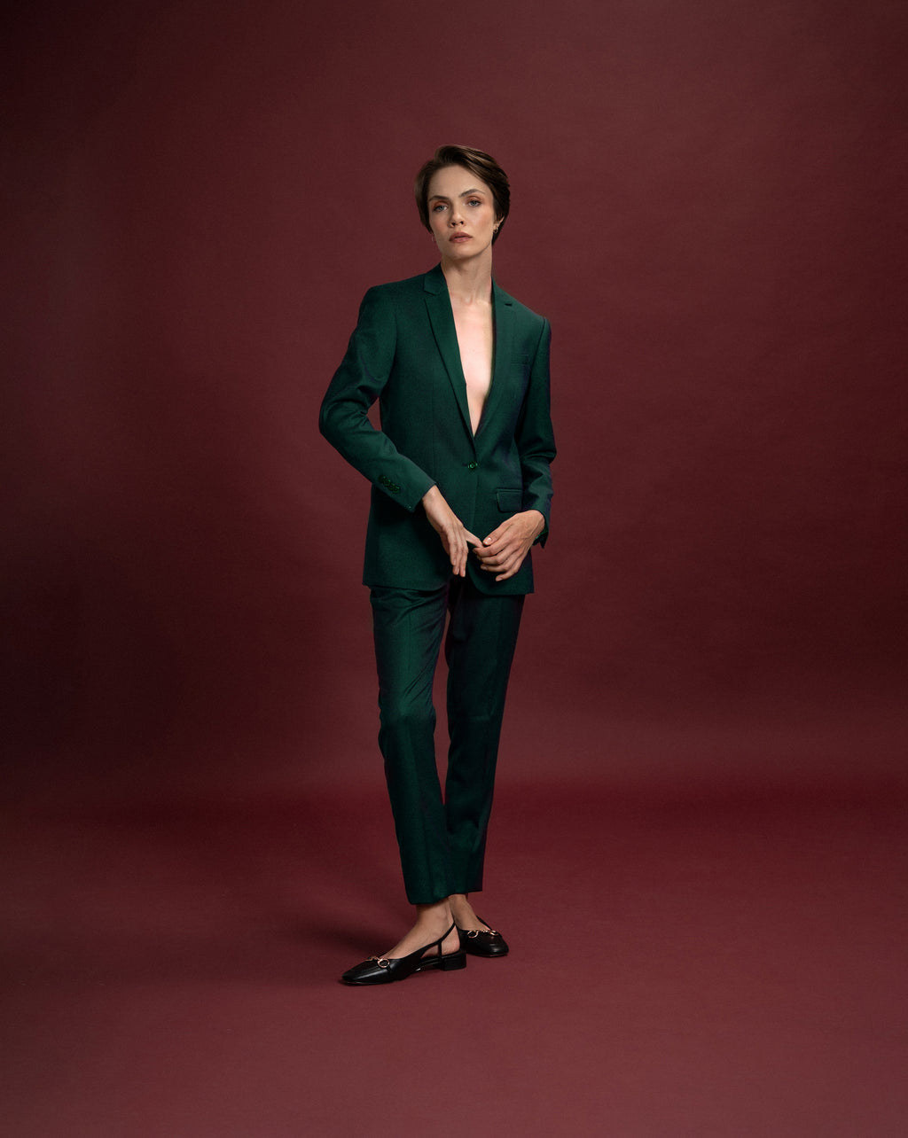 Blazer Sequinho - Musgo