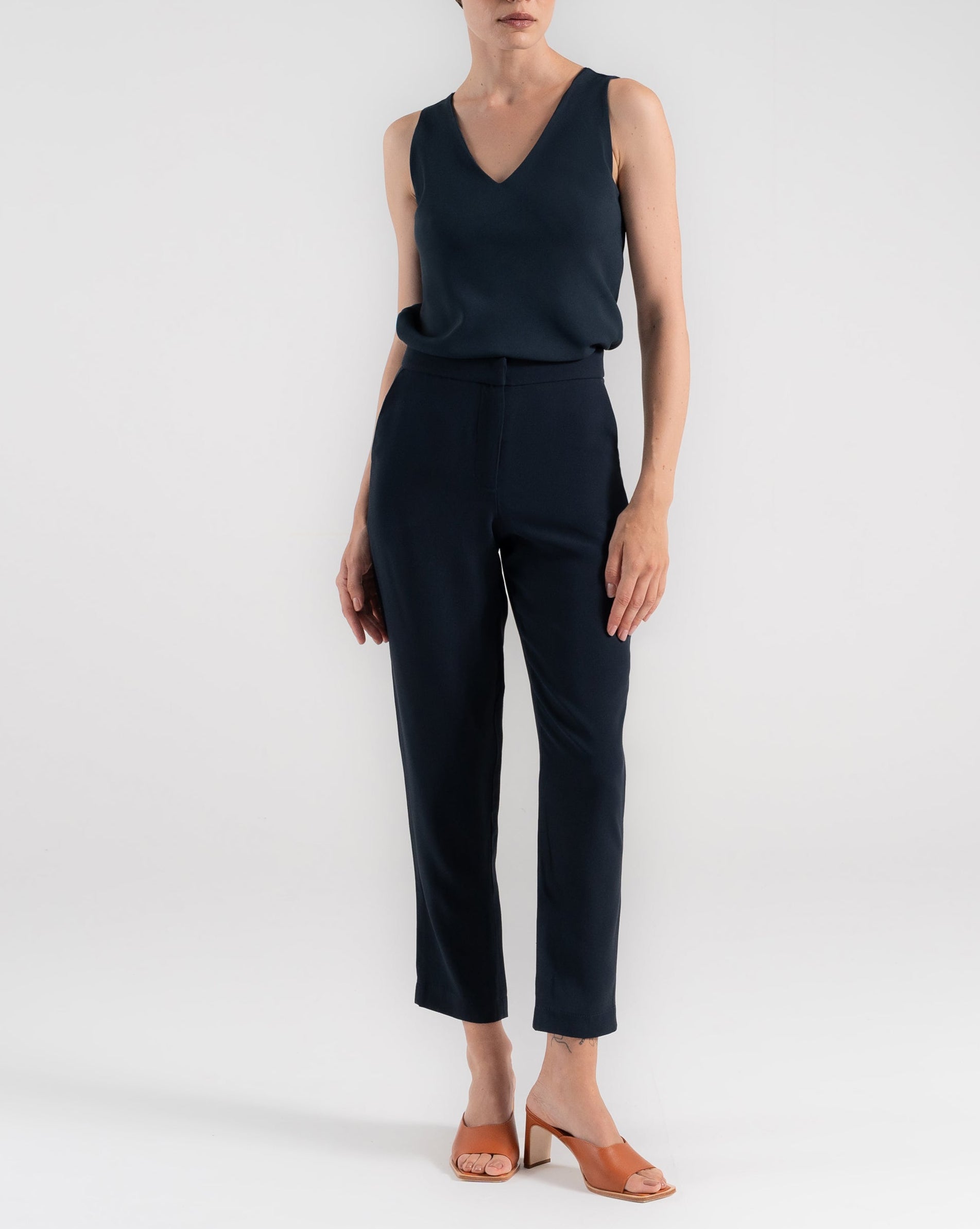 Regata Antúrio - Azul Marinho