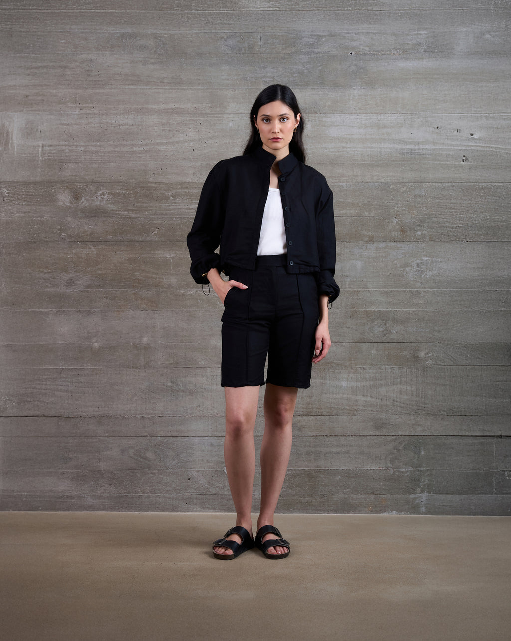 Bermuda Dália - Preto