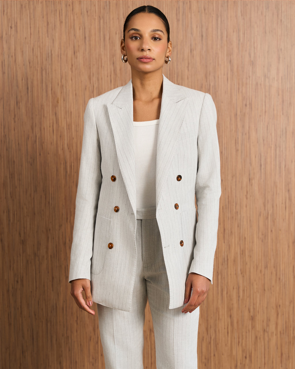 Blazer Sartorial - Cinza Risca