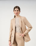 Blazer Sequinho - Conhaque