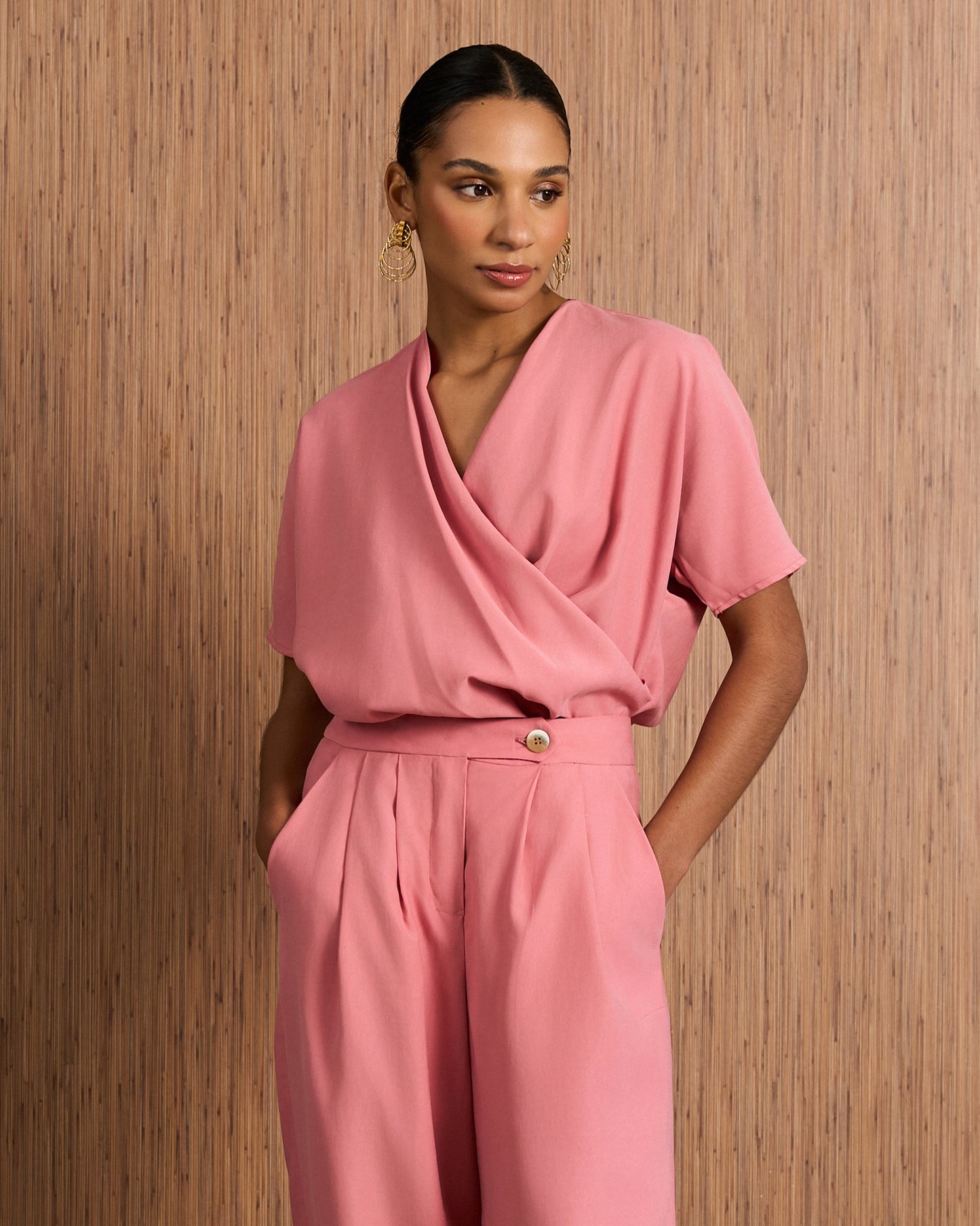 Blusa Cachequer - Rosa Ágata