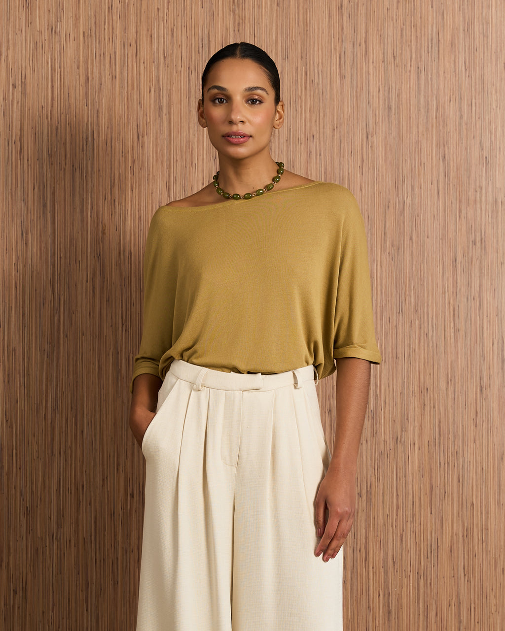 Blusa Eva Malha - Verde Persa