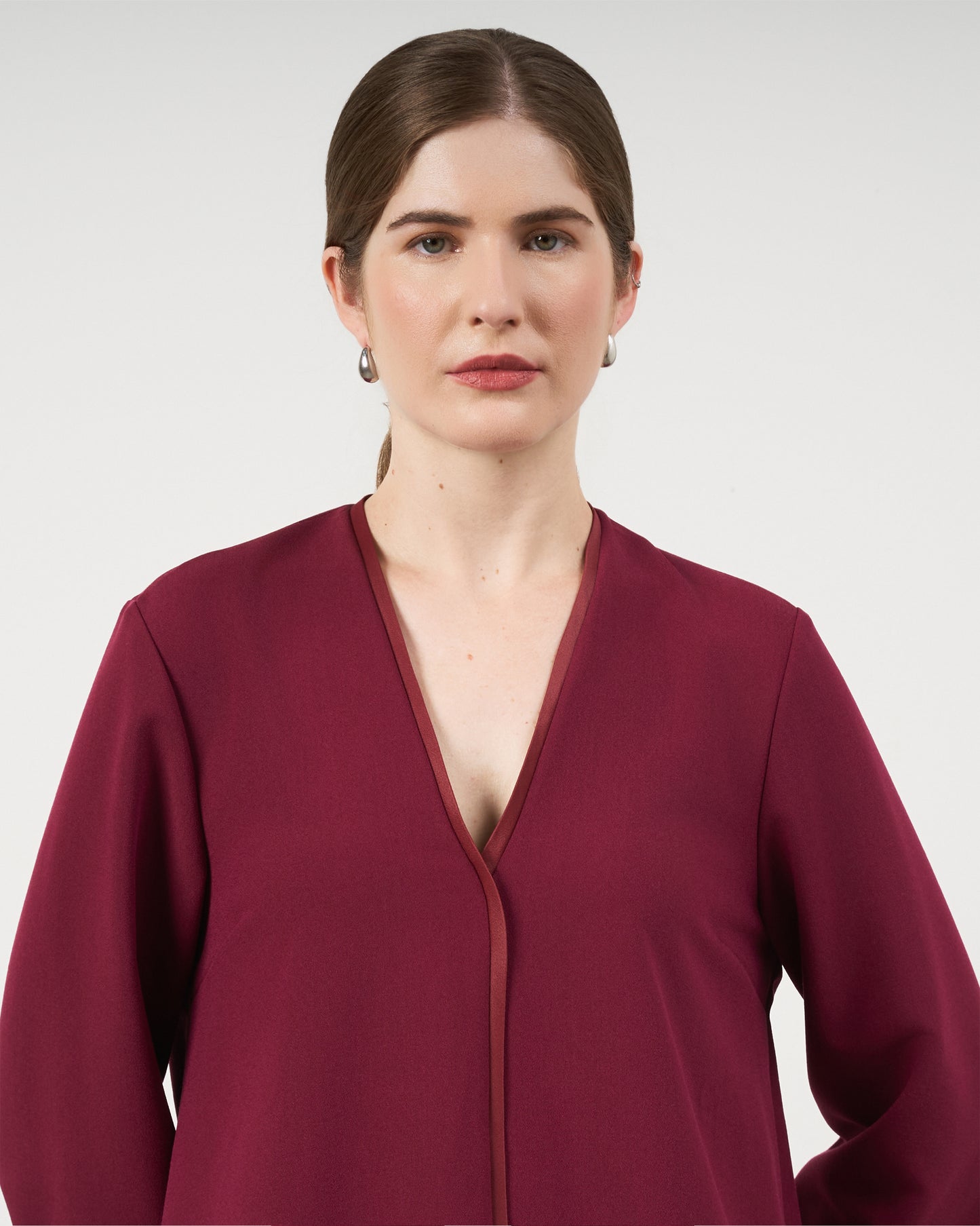 Blusa Fluida - Licor de Cereja