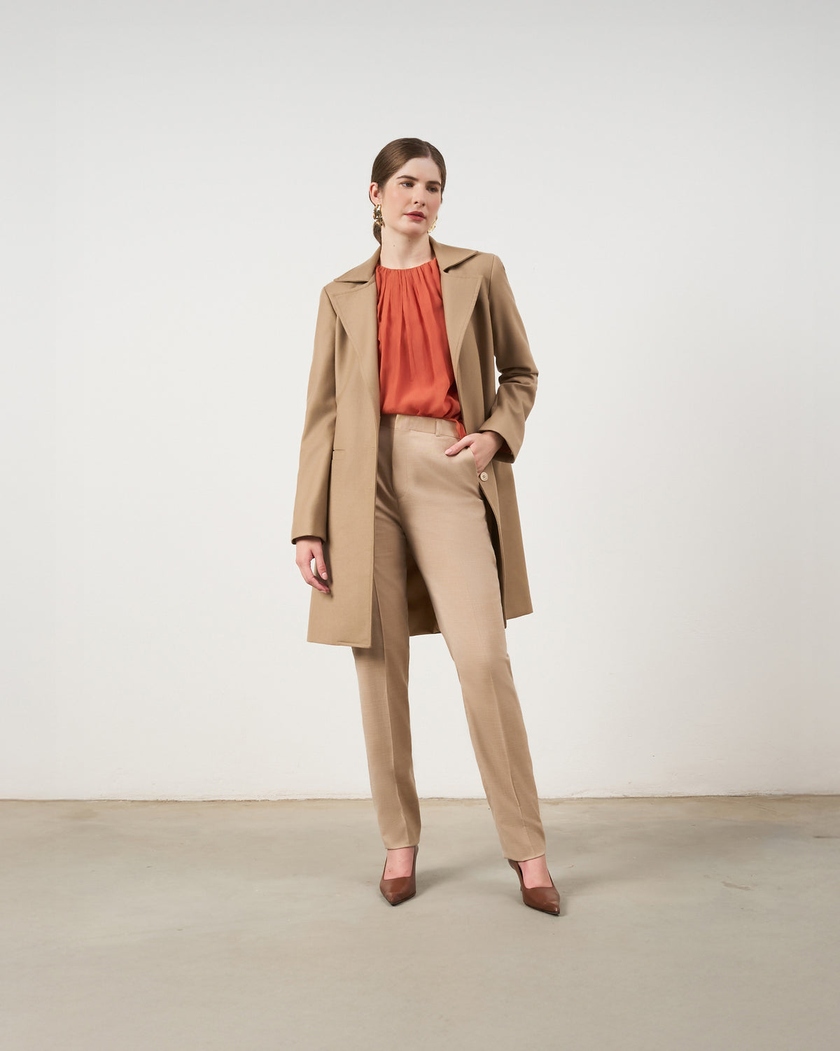 Blusa Franzida - Laranja