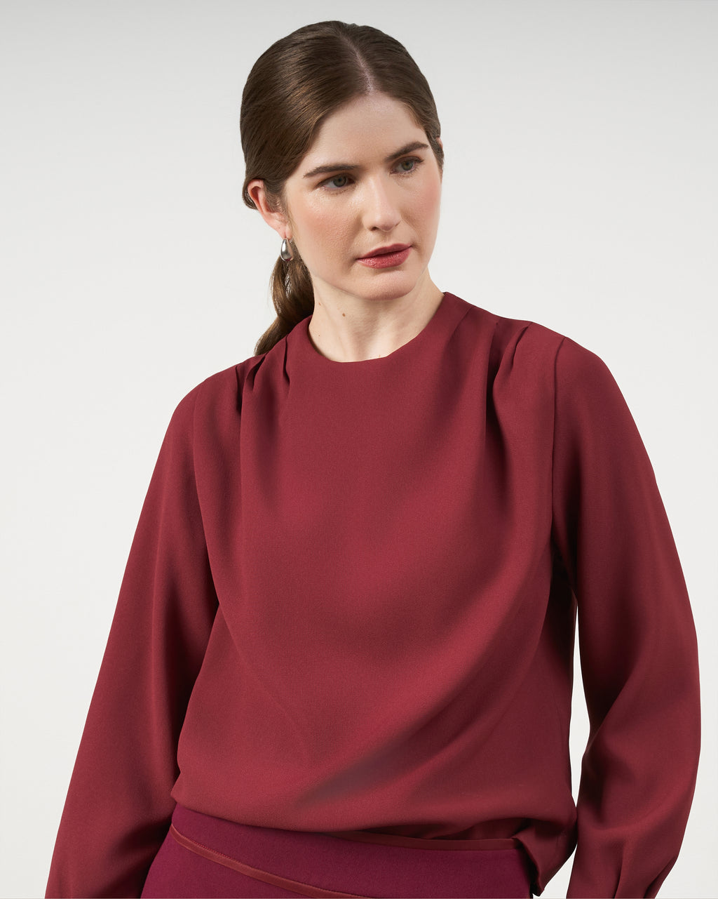 Blusa New Ryca - Merlot