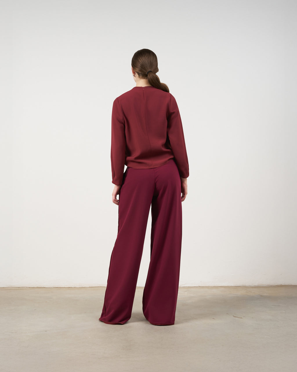 Blusa New Ryca - Merlot