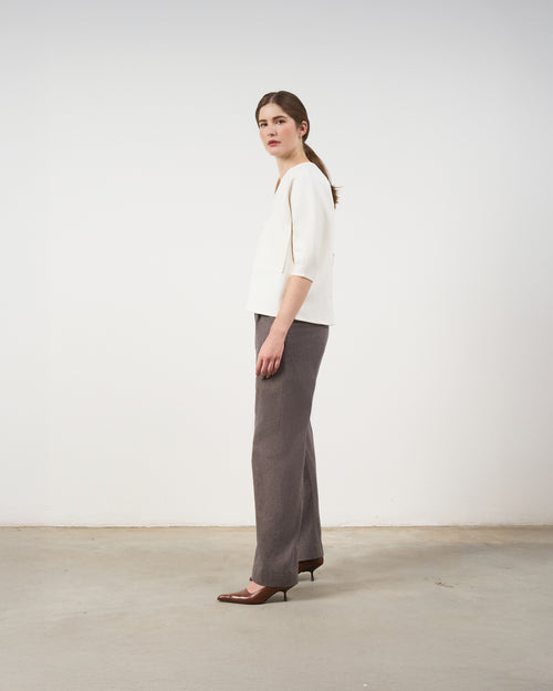 Blusa com Bolsos - Chantilly