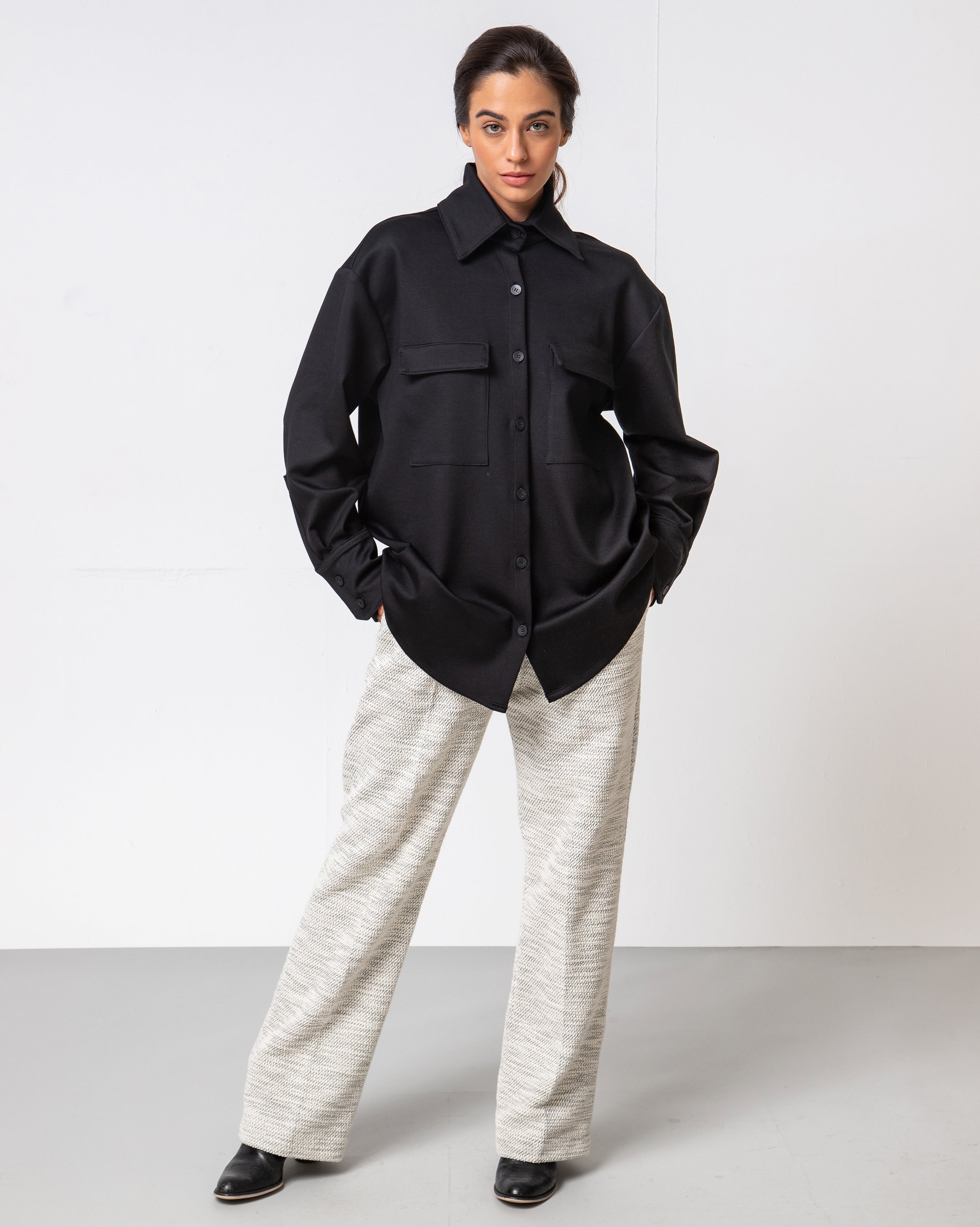 Camisa Ampla - Preto