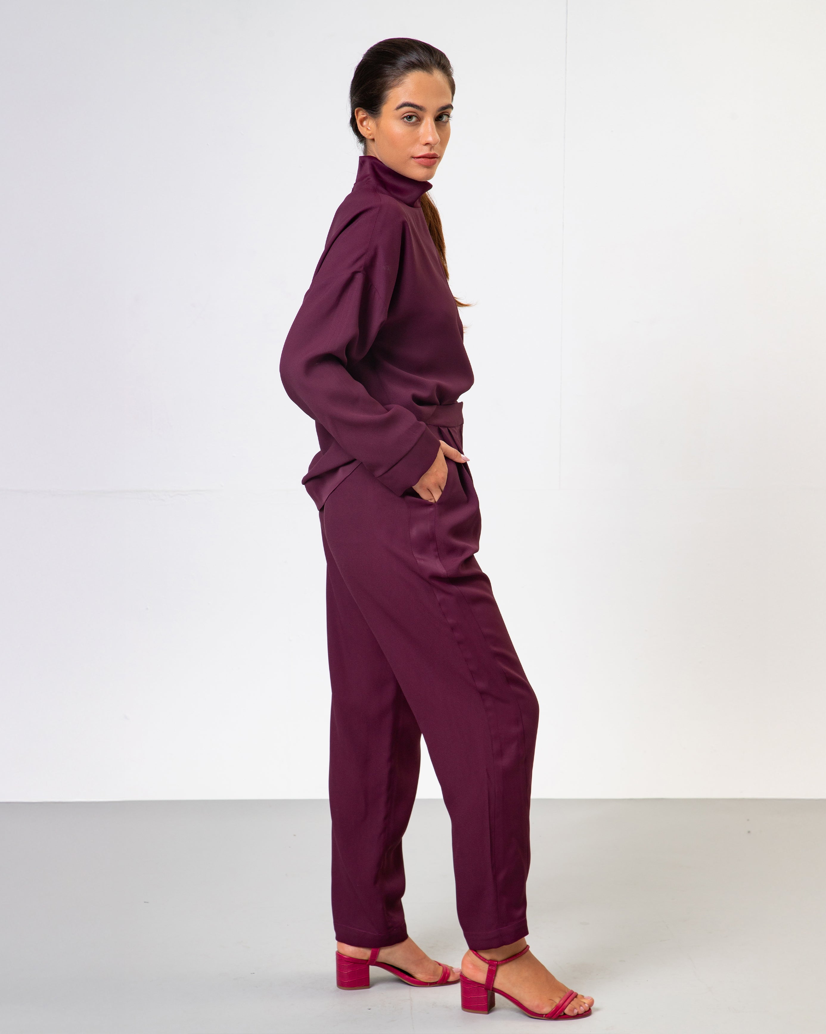 Calça Simone - Bordô