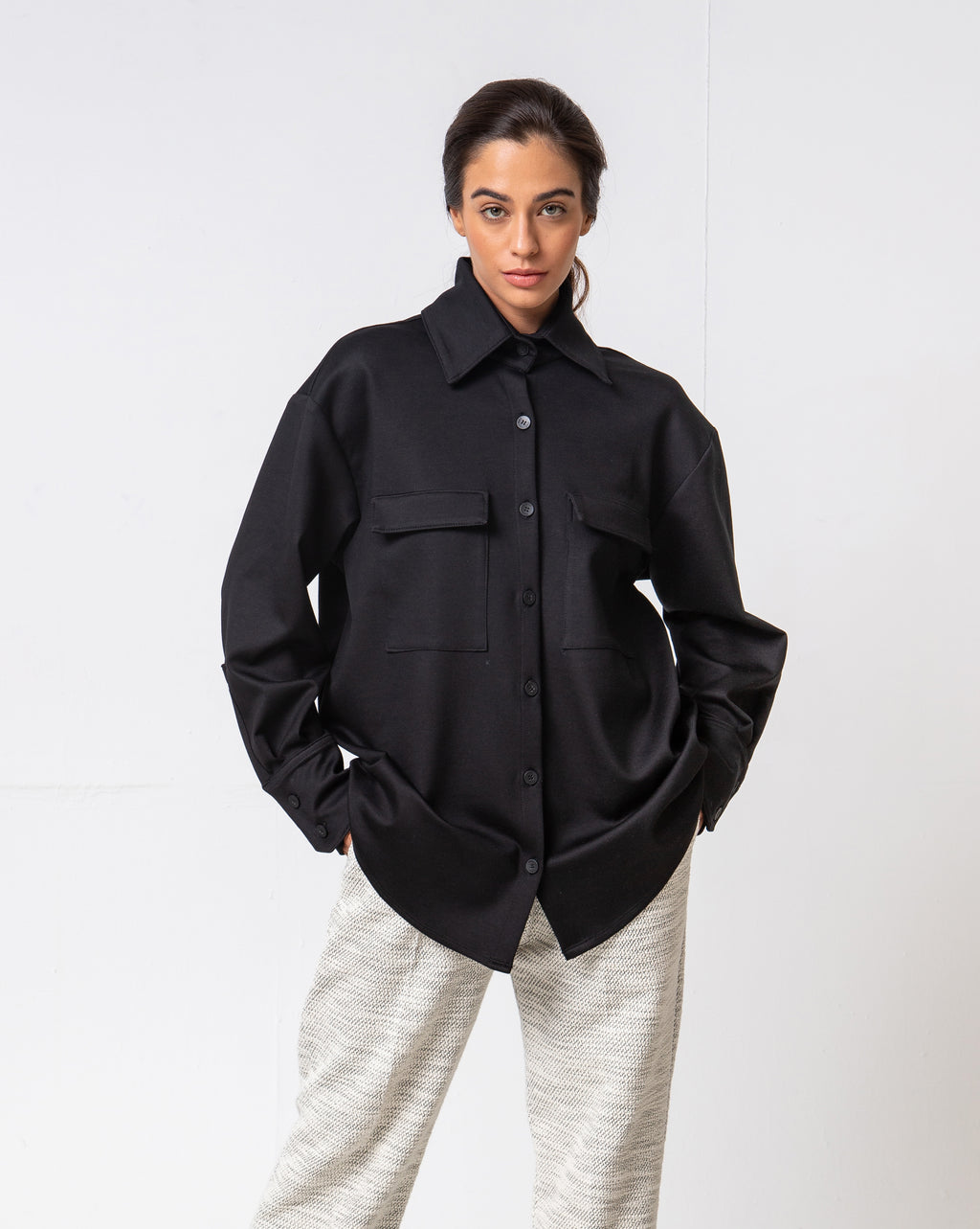 Camisa Ampla - Preto
