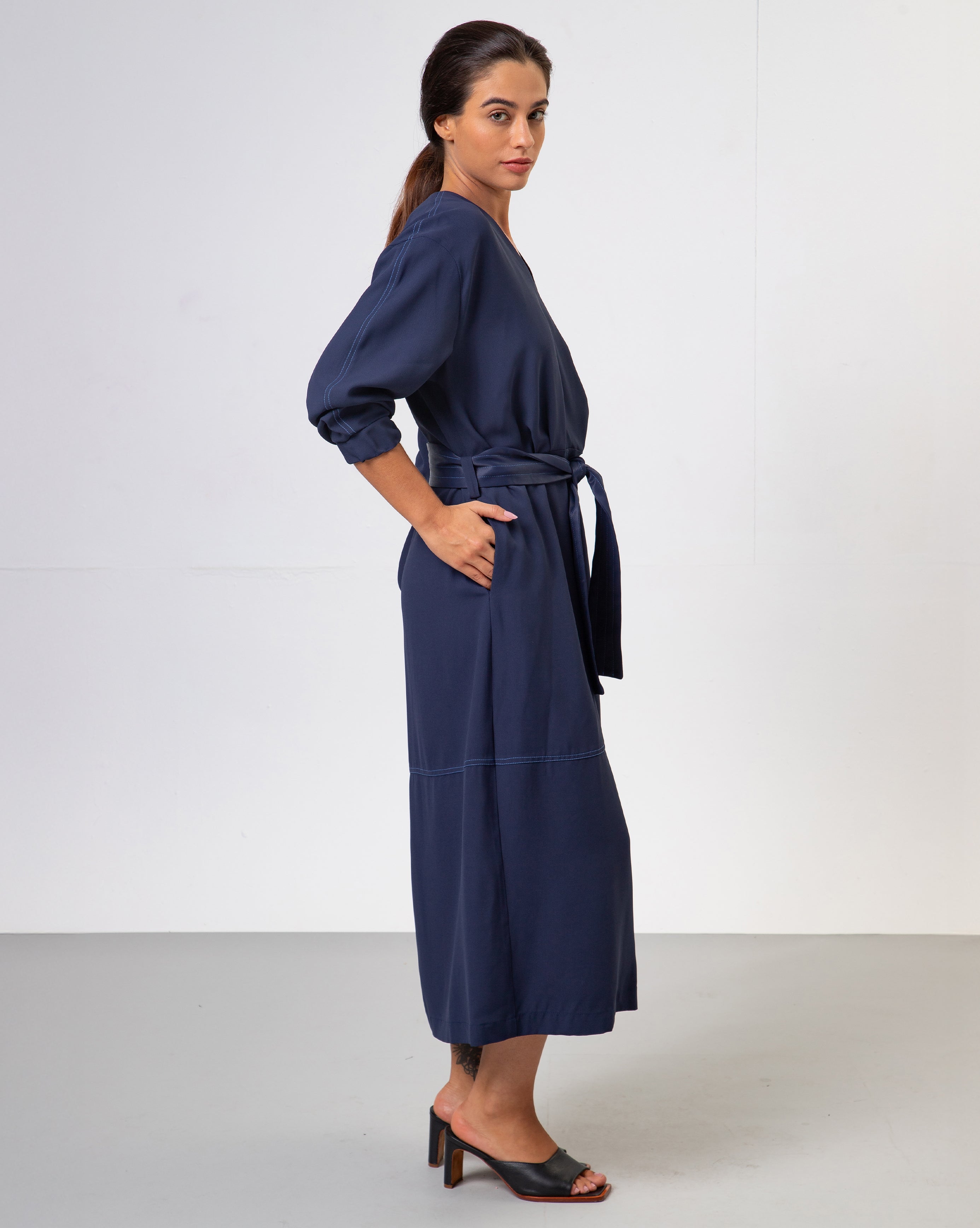 Vestido Simone - Azul Dark