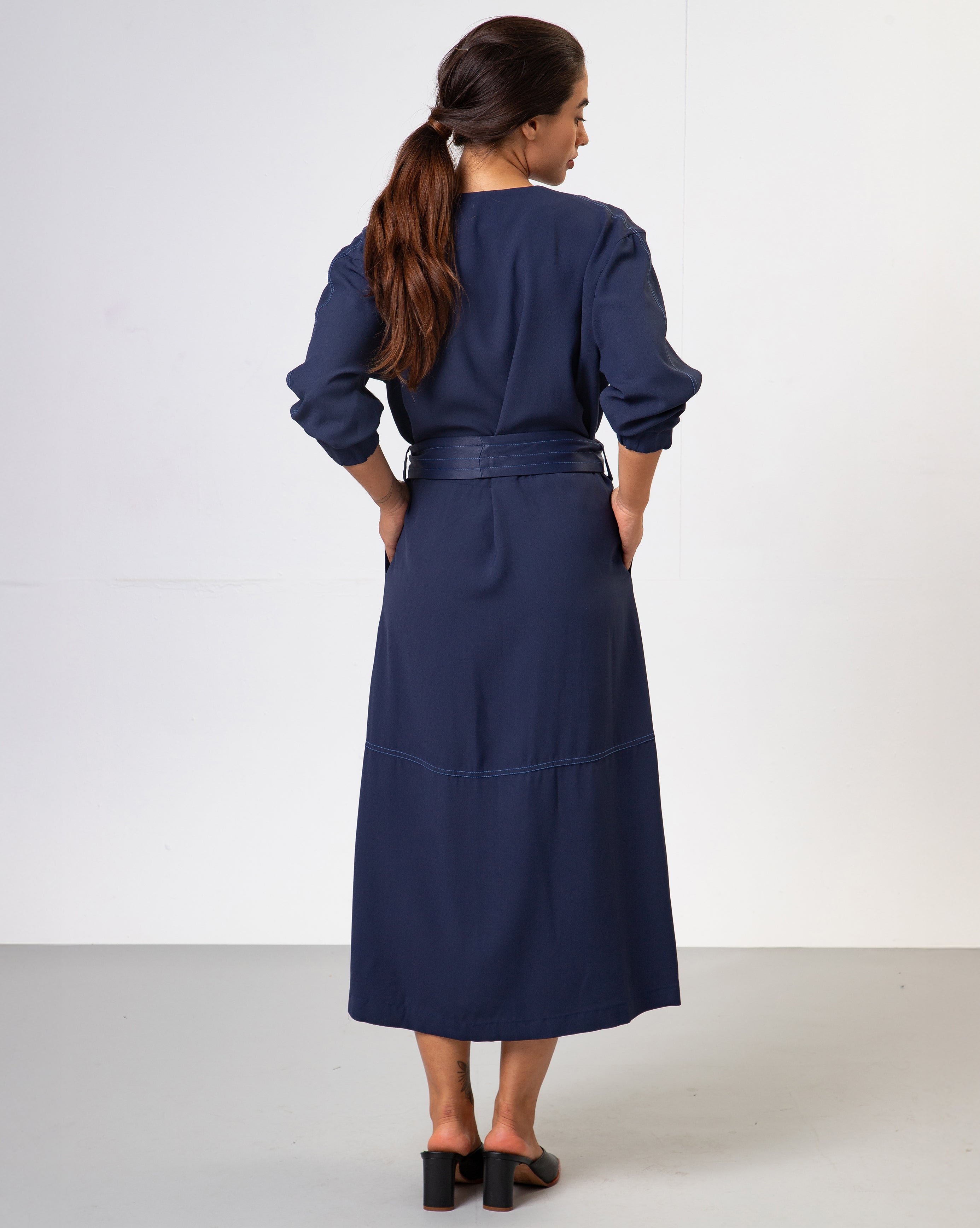 Vestido Simone - Azul Dark