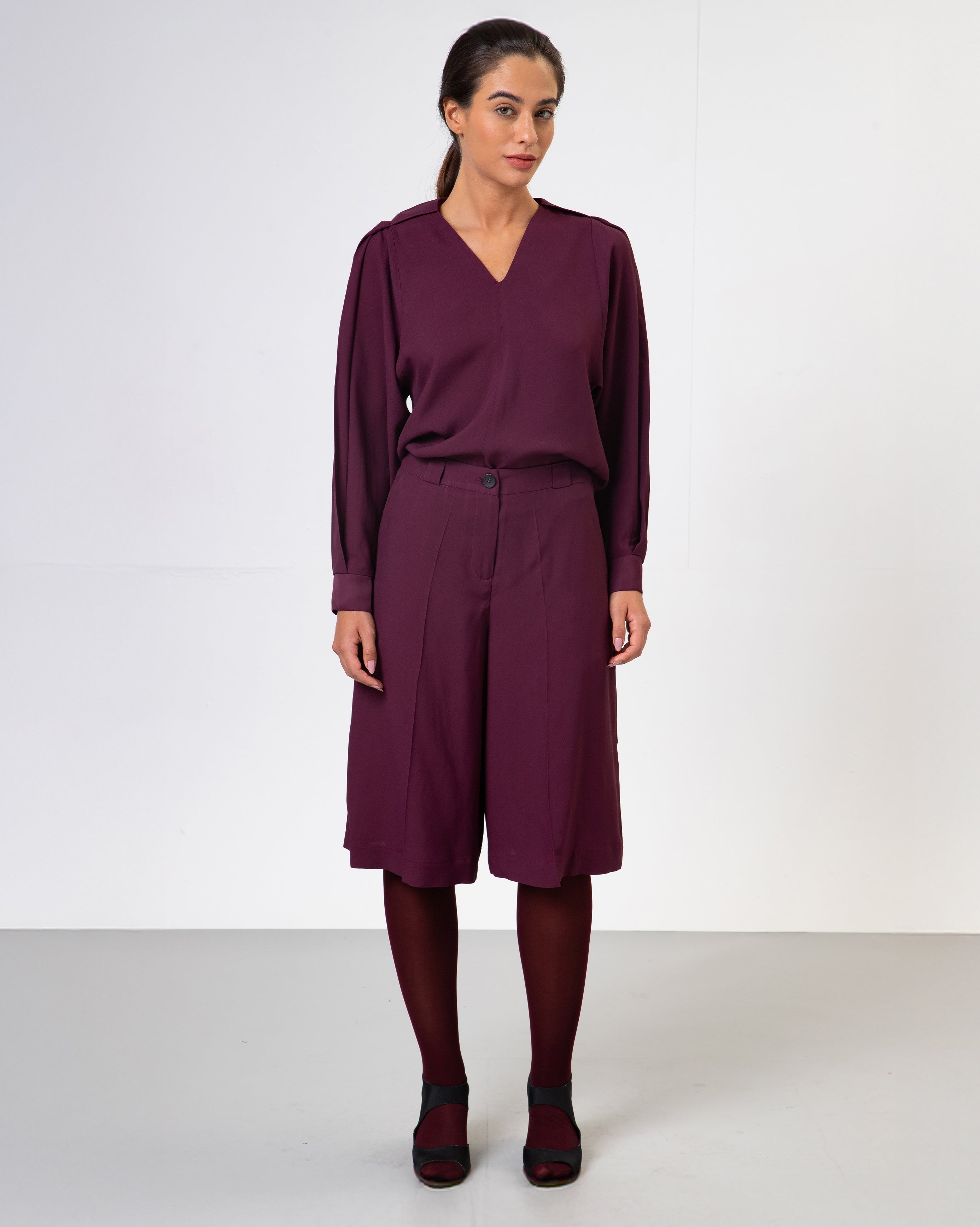 Bermuda Rachel -  Bordô