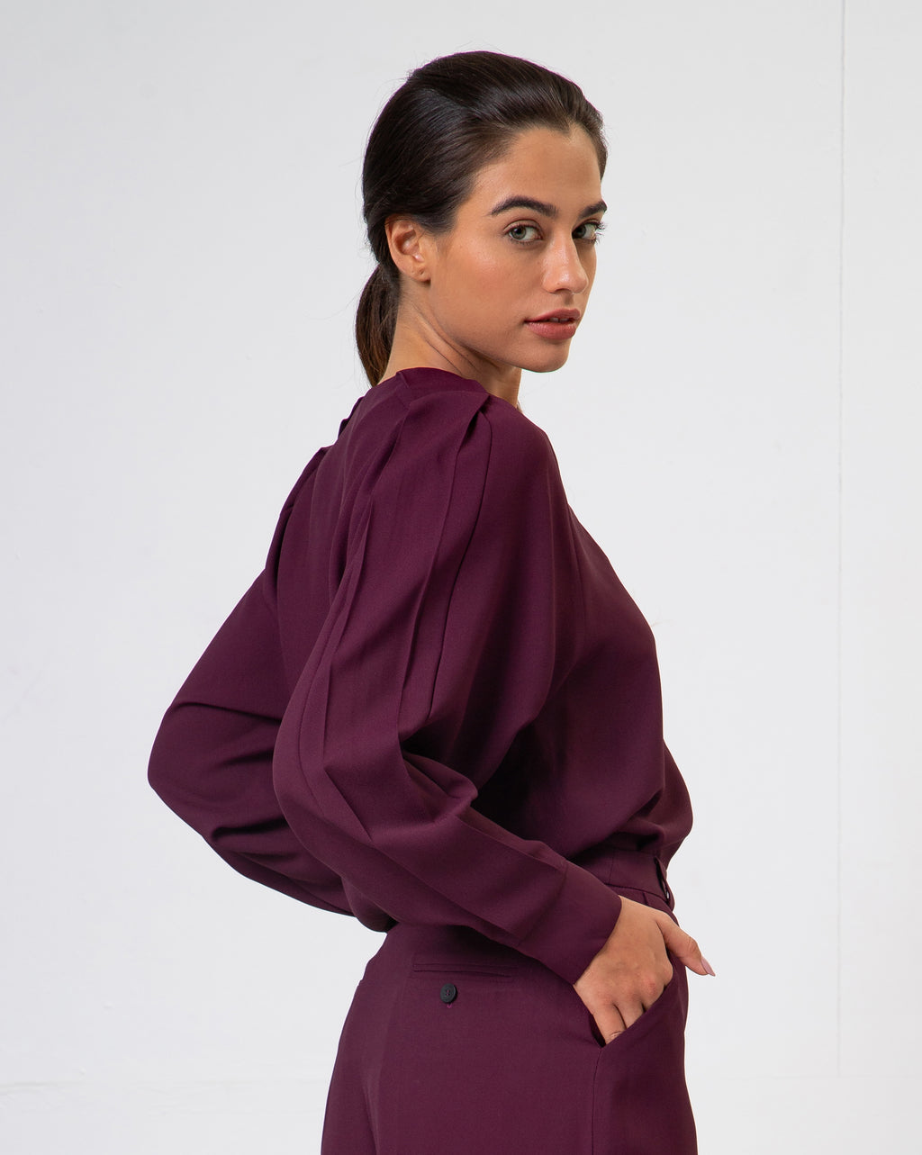 Blusa Cecília - Bordô