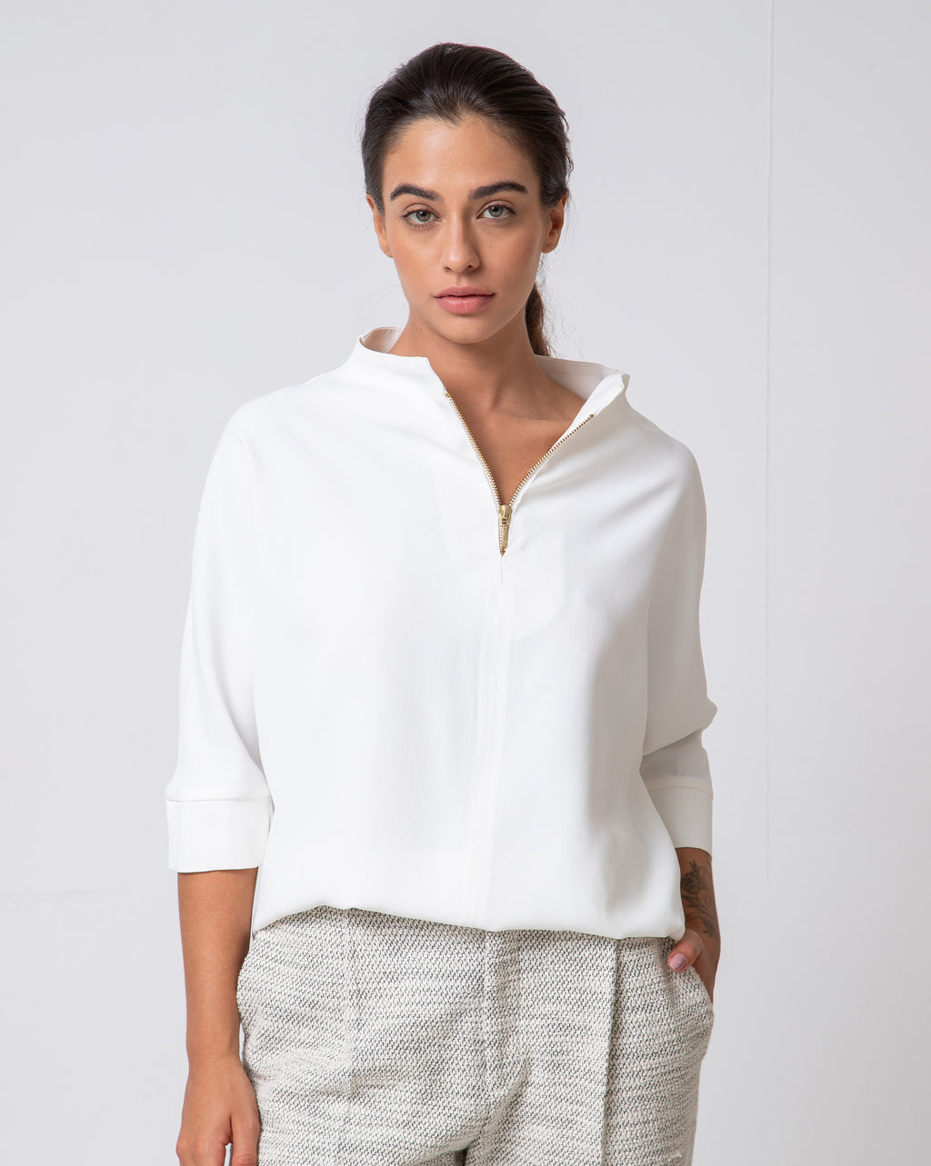 Blusa Gal 3/4 - Off-White