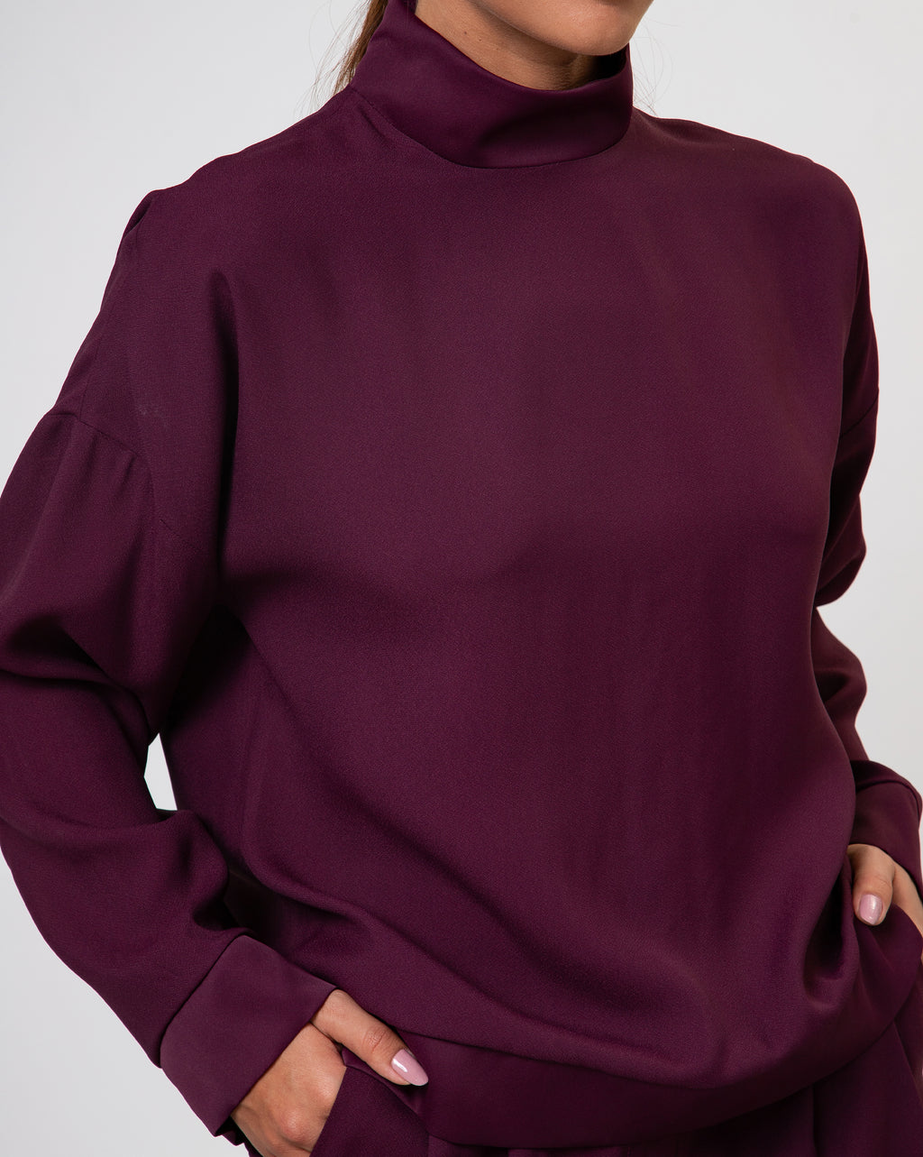 Blusa Hilda - Bordô