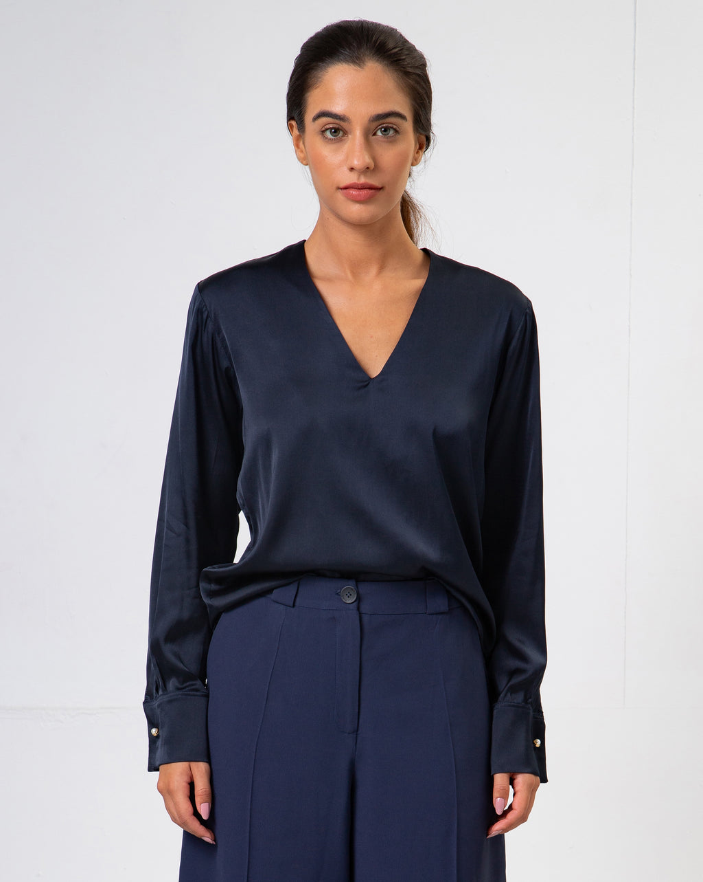 Blusa Sylvia - Azul Marinho